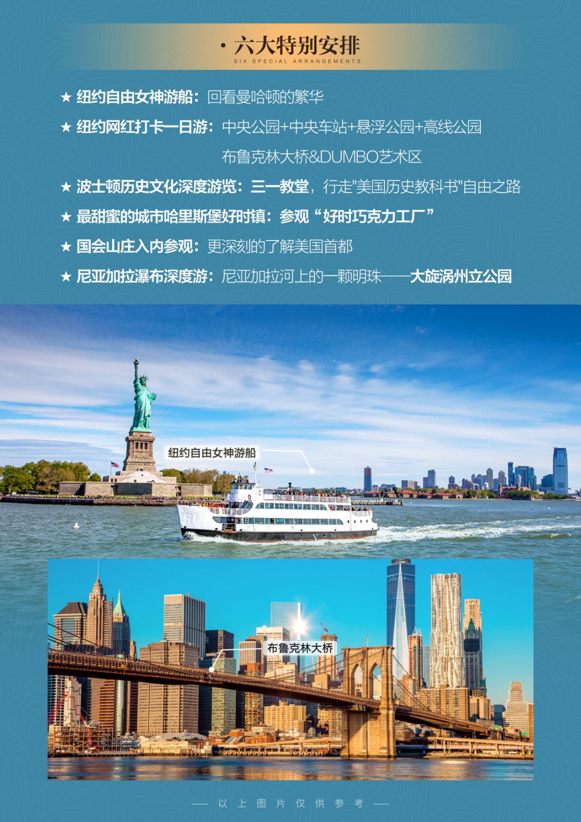 美国东部六大安排 美国东部六大安排