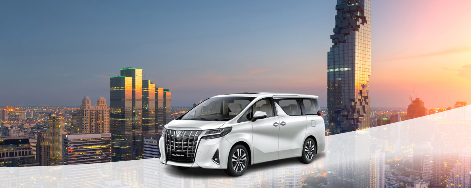 丰田埃尔法 - 素万那普机场（BKK）至曼谷地区私人接送服务 (Toyota Alphard 2023)