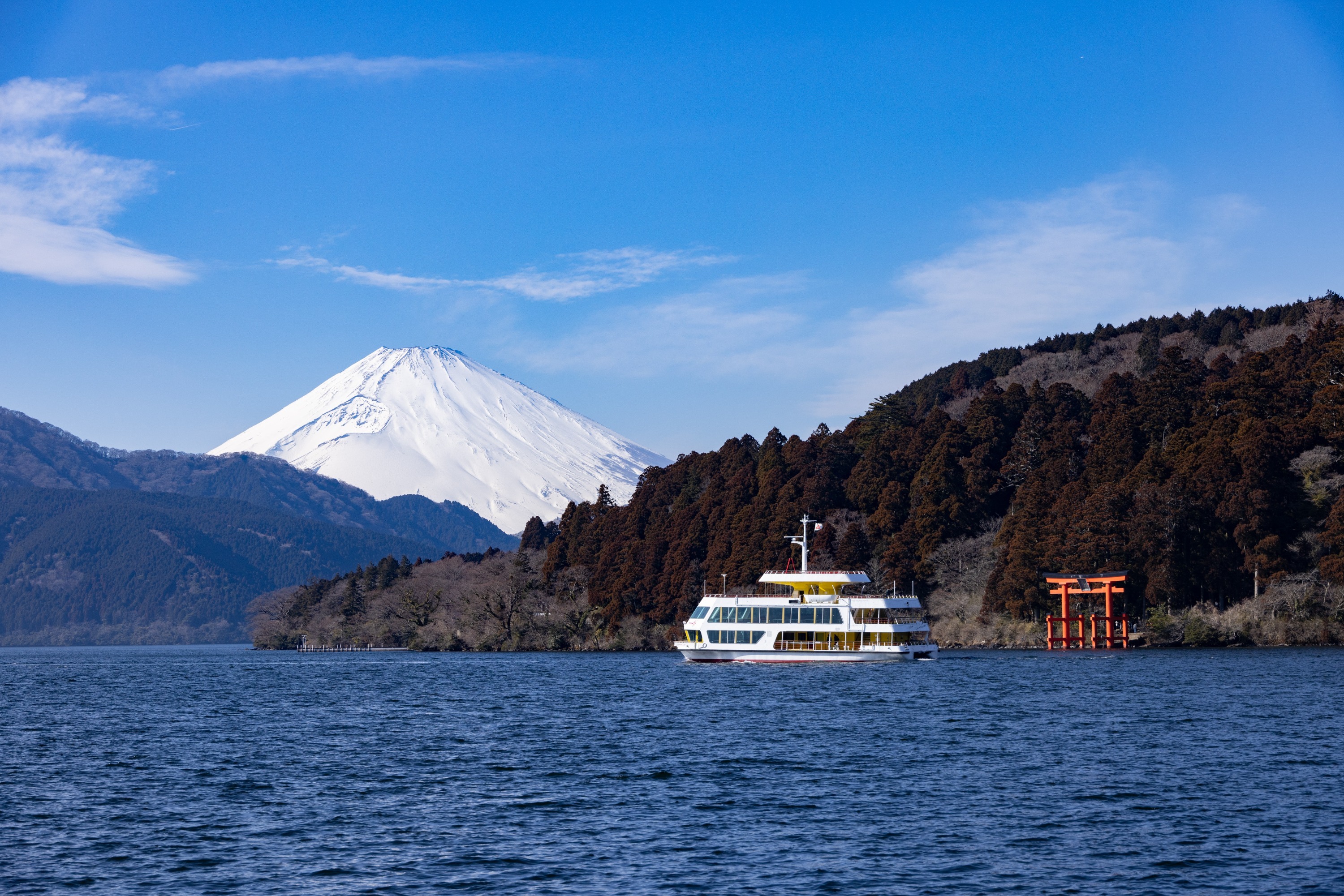富士山＆箱根一日游：芦之湖＆驹岳空中缆车（东京出发）