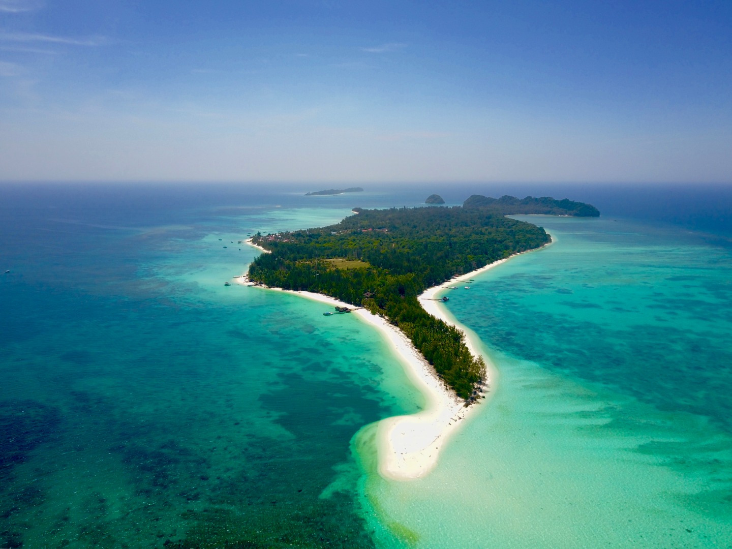 美人鱼岛浮潜或水肺潜水与红树林长鼻猴生态之旅