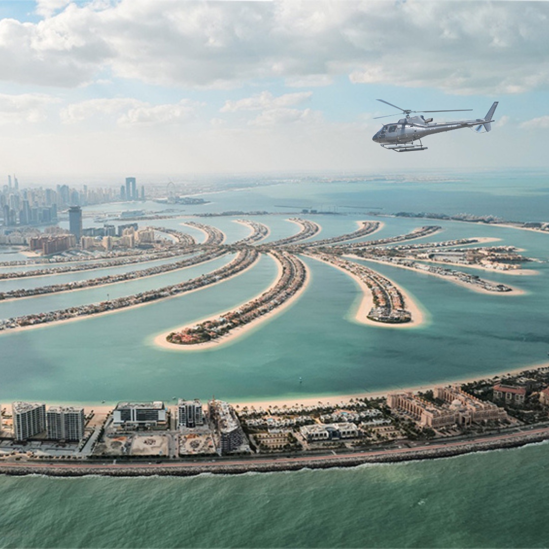 杜拜直升机观光飞行体验（HeliDubai 提供）