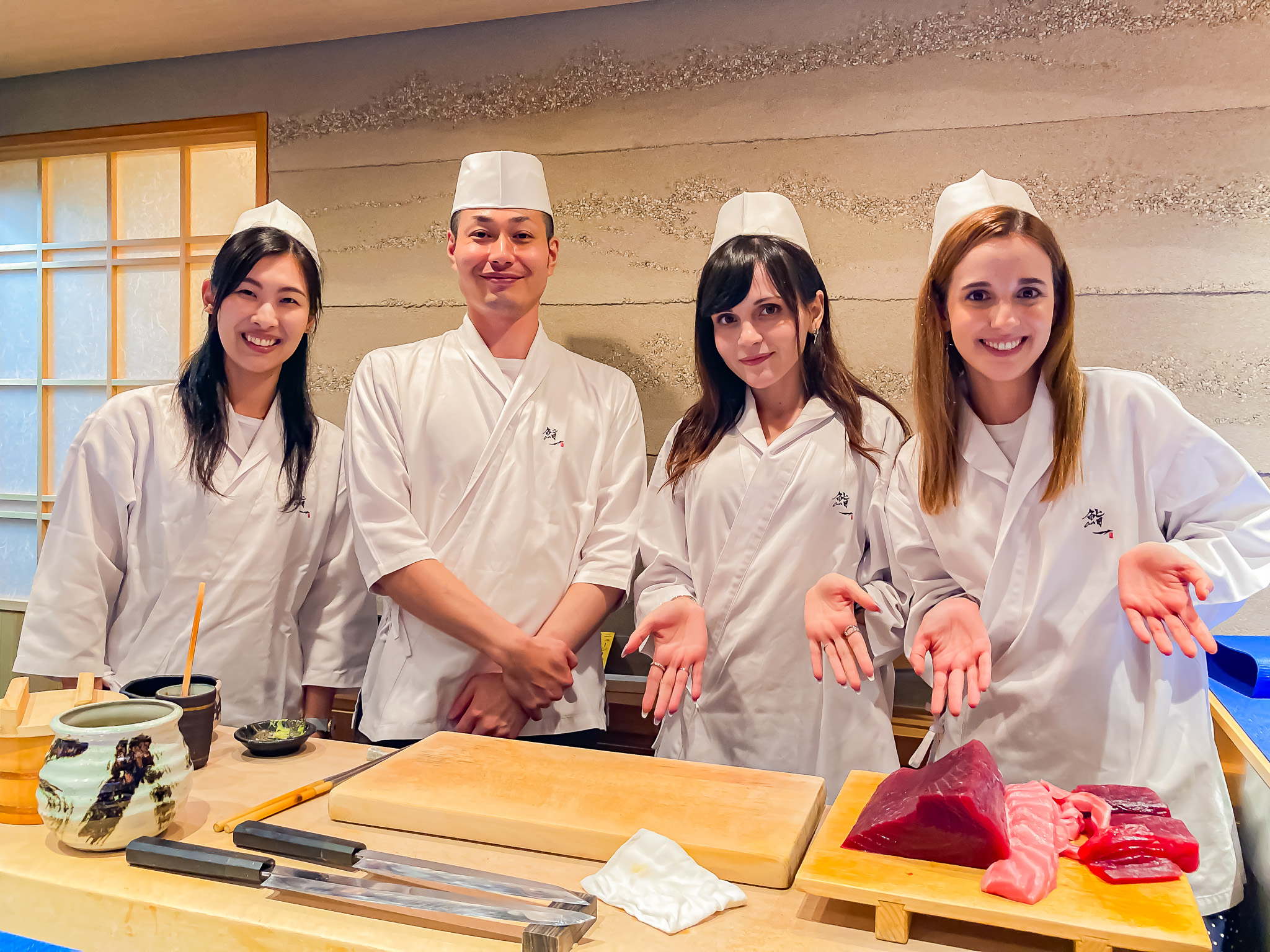 涩谷江户前寿司制作课程及Omakase午餐