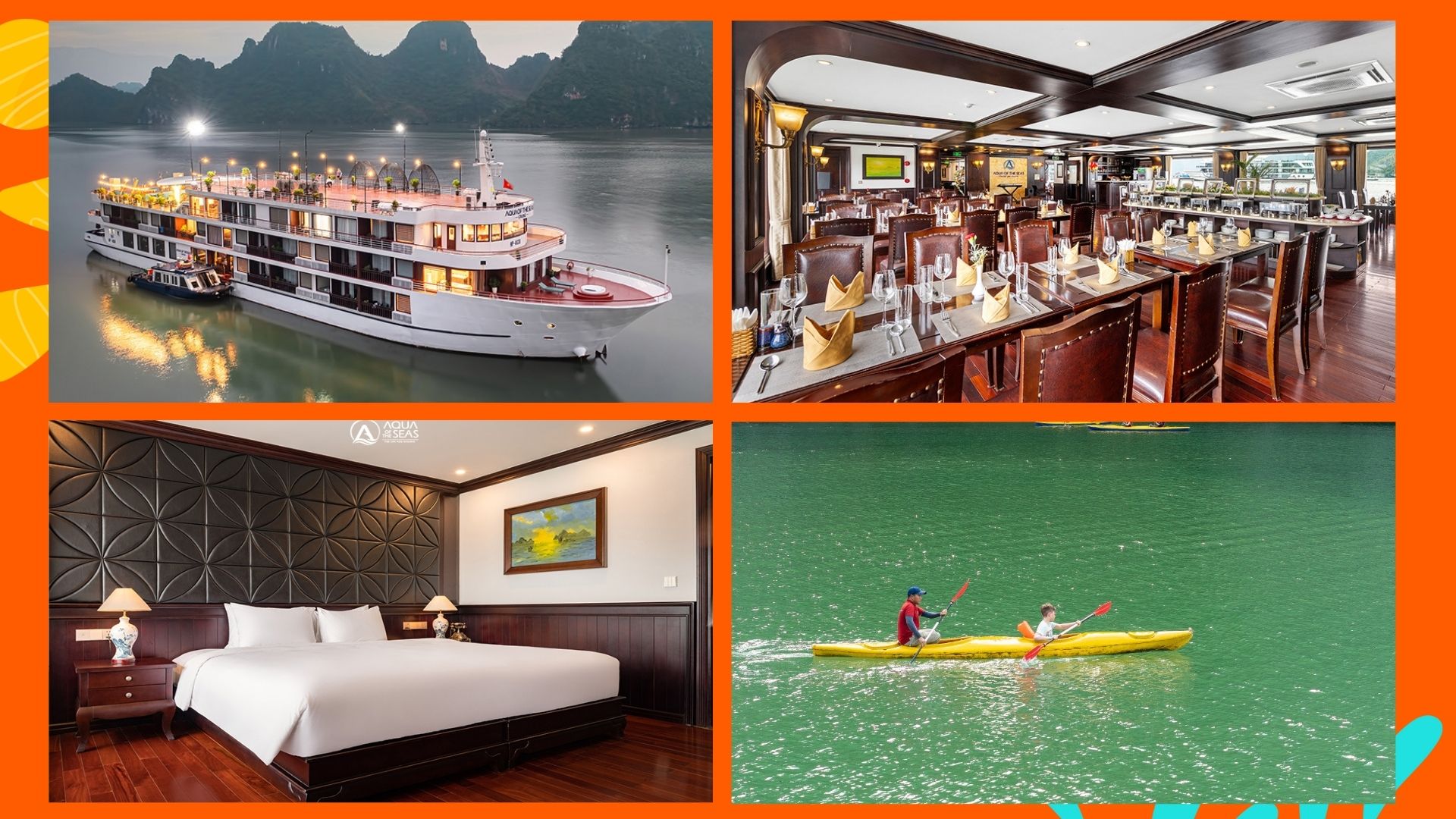 三天两夜“海洋绿洲”号下龙湾-兰哈湾游船之旅