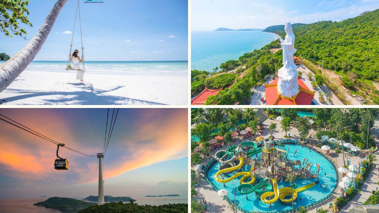 富国岛南部一日游（含缆车和太阳世界香岛自然公园）