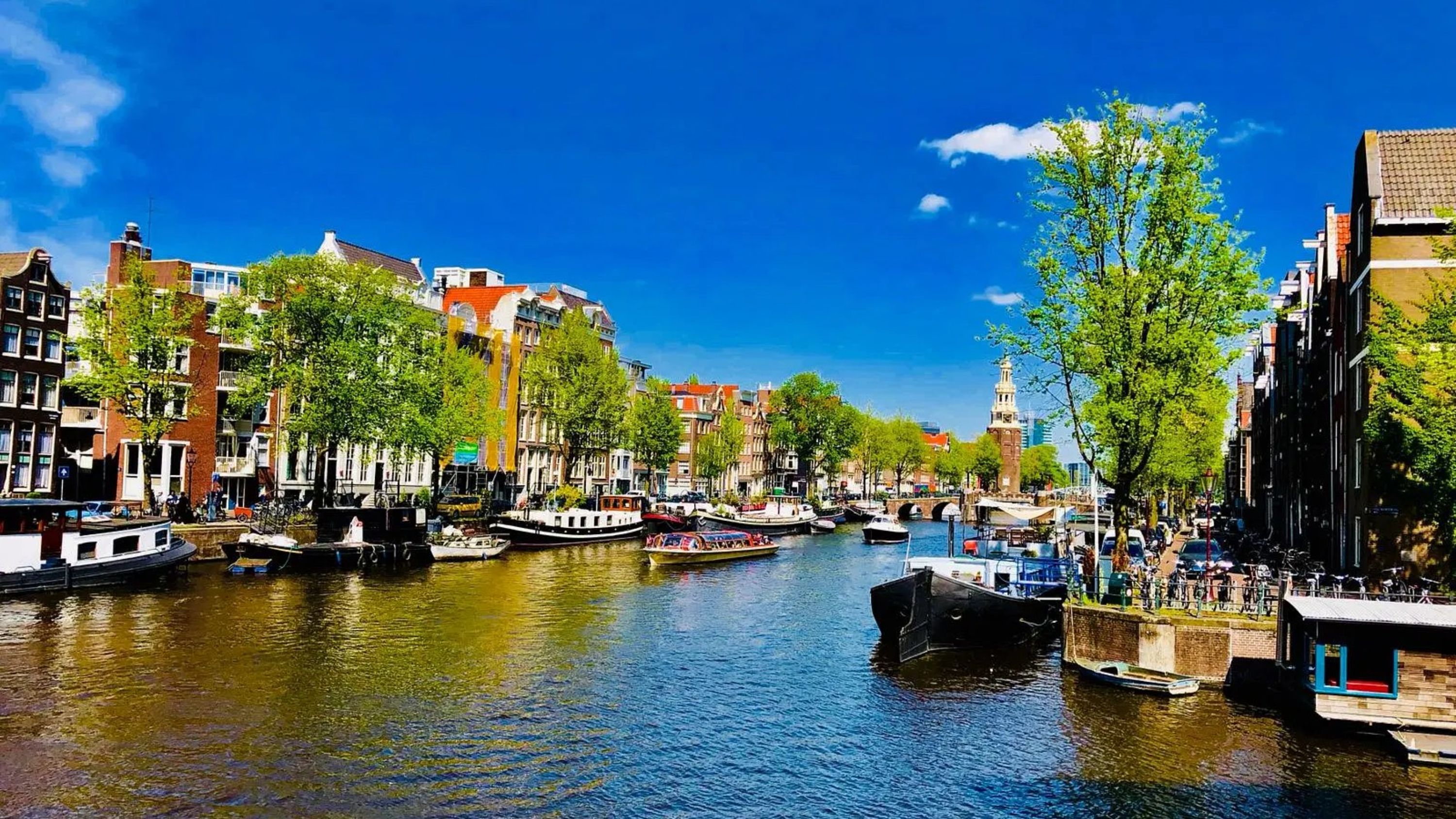 阿姆斯特丹运河游船徒步之旅