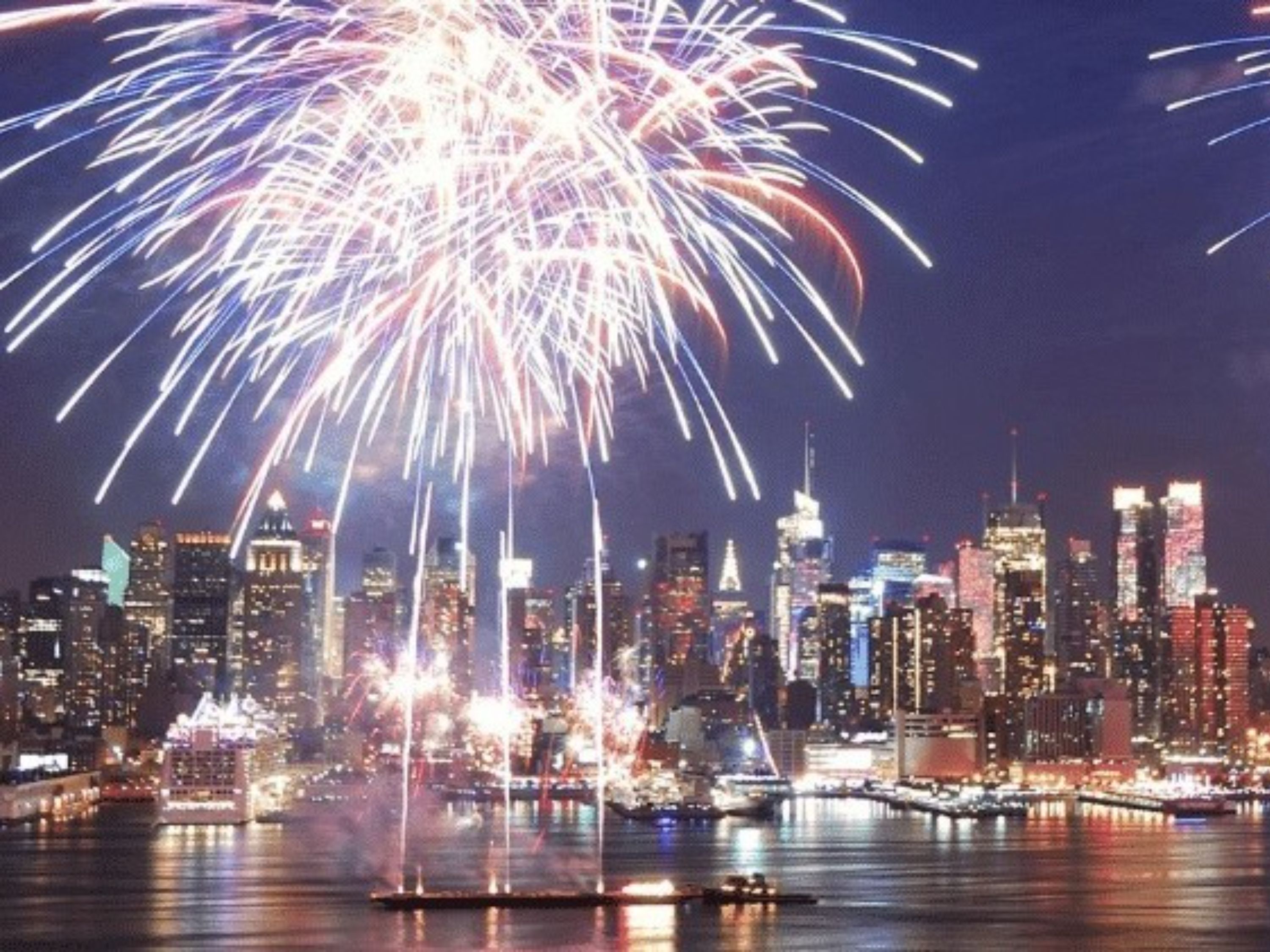 纽约7月4日烟花晚宴游船体验