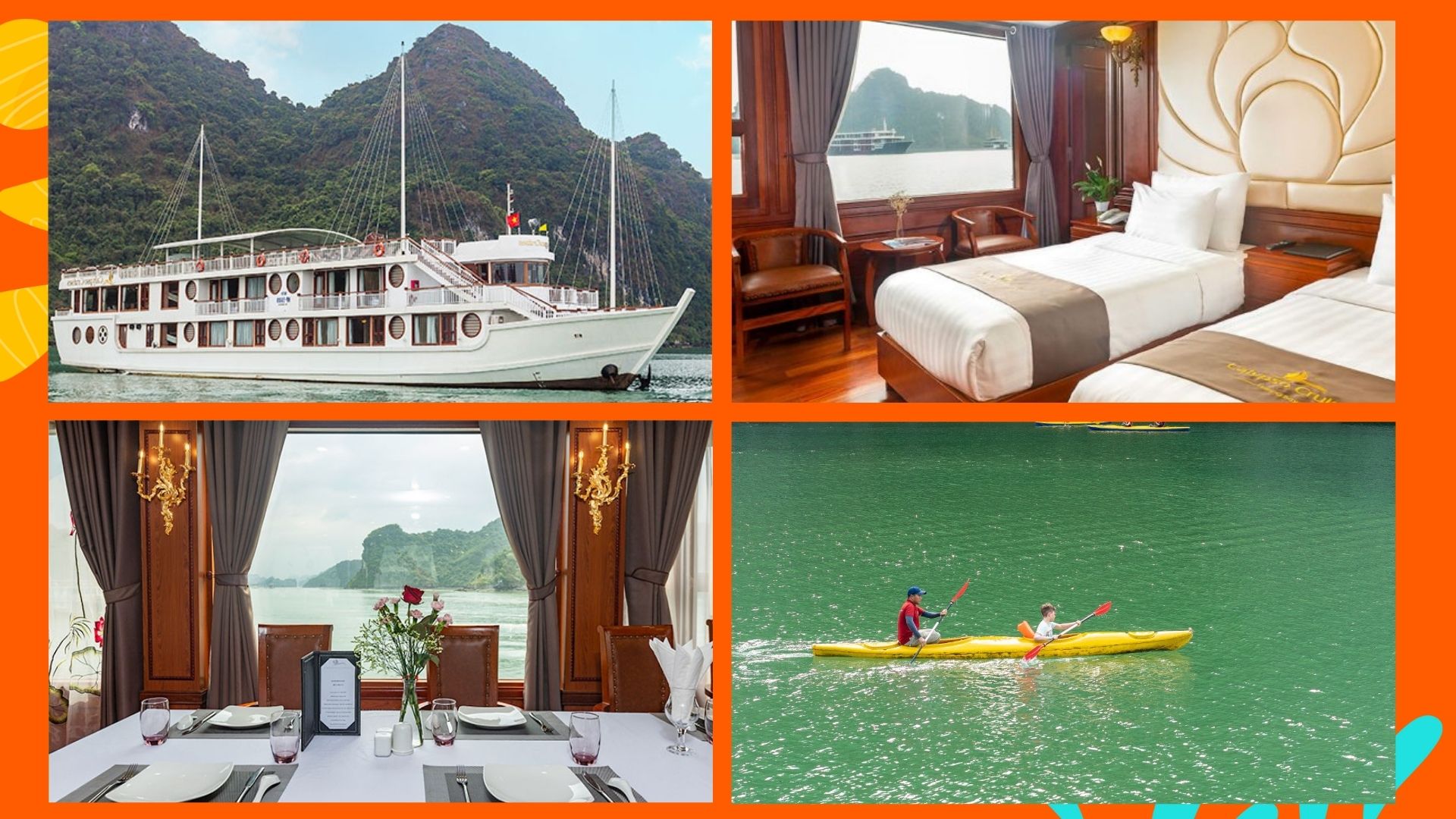 卡里普索号游轮：3天2夜下龙湾 & 兰哈湾之旅