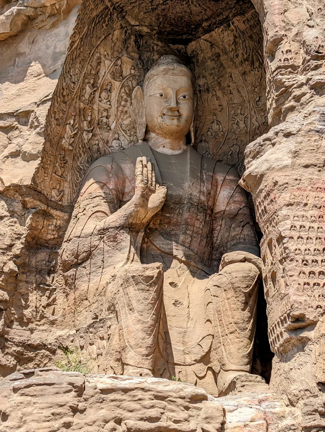 大同出发云冈石窟 悬空寺 应县木塔一日游 佛窟艺术与悬崖古寺的震撼碰撞