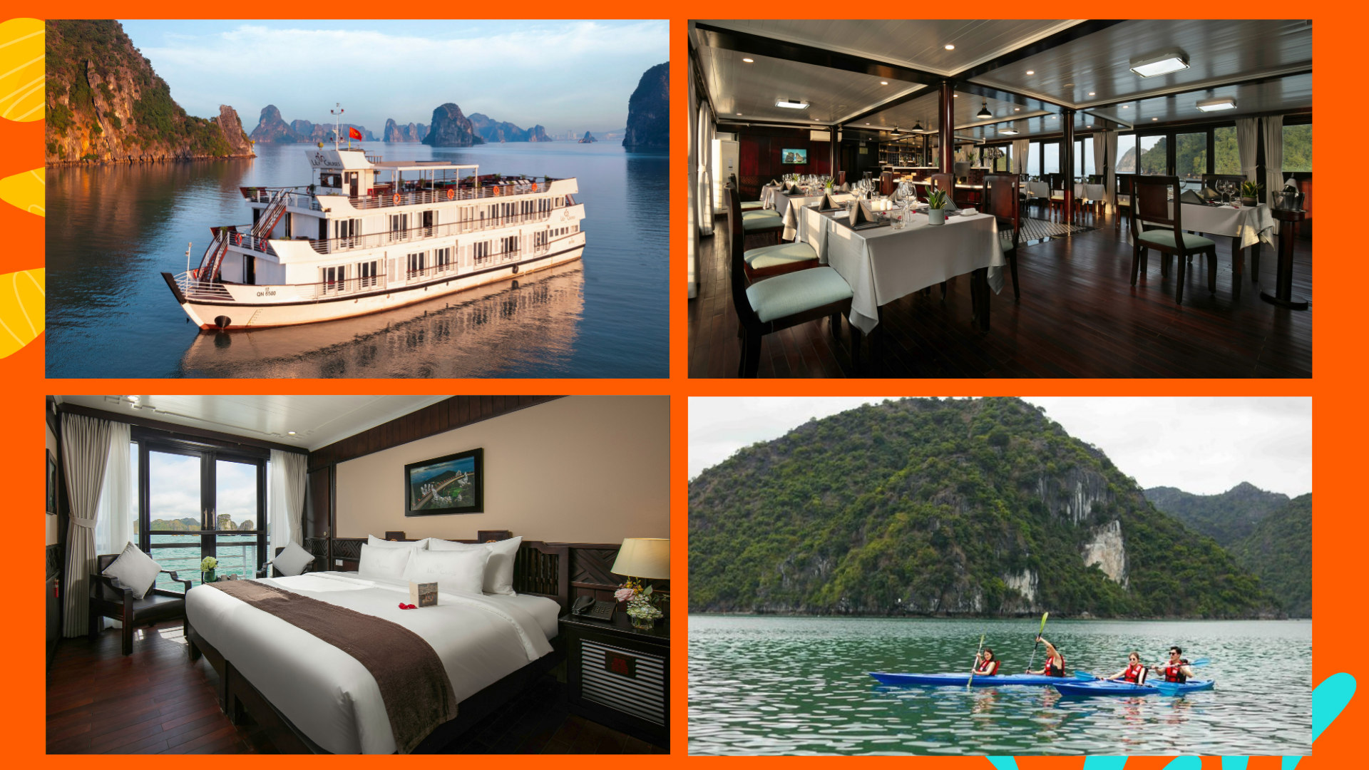 三天两夜下龙湾游船之旅：乘丽丽号游船探索惊奇洞和兰哈湾