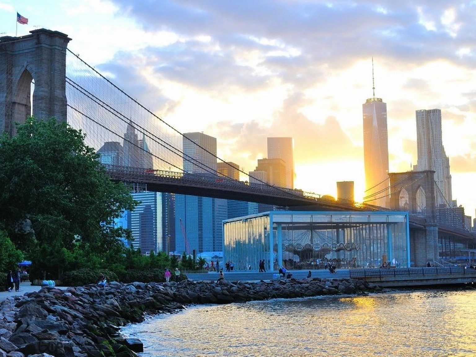纽约市：布鲁克林高地、布鲁克林大桥和DUMBO美食之旅