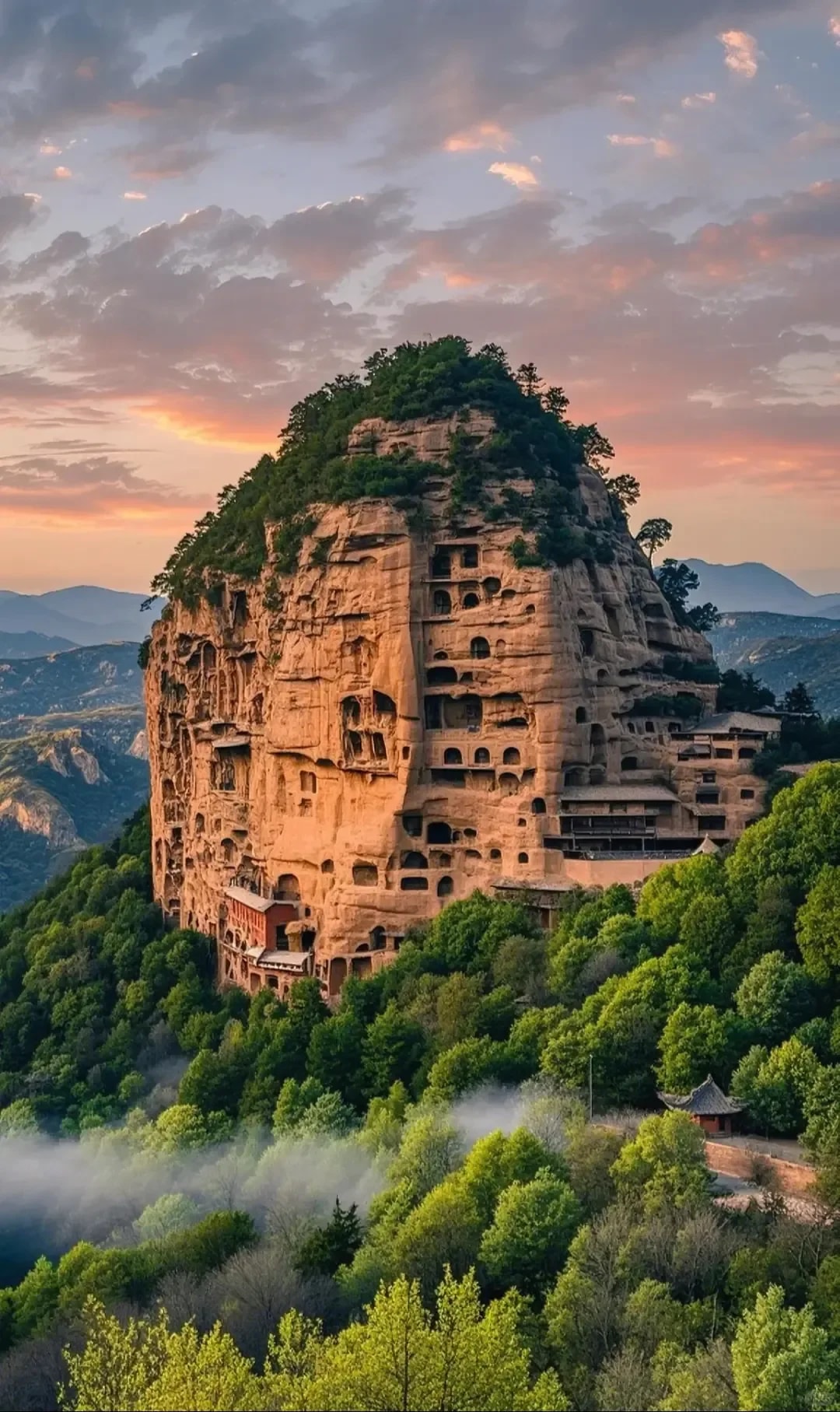 天水麦积山石窟 伏羲庙 天水古城一日游 打卡世界文化遗产	