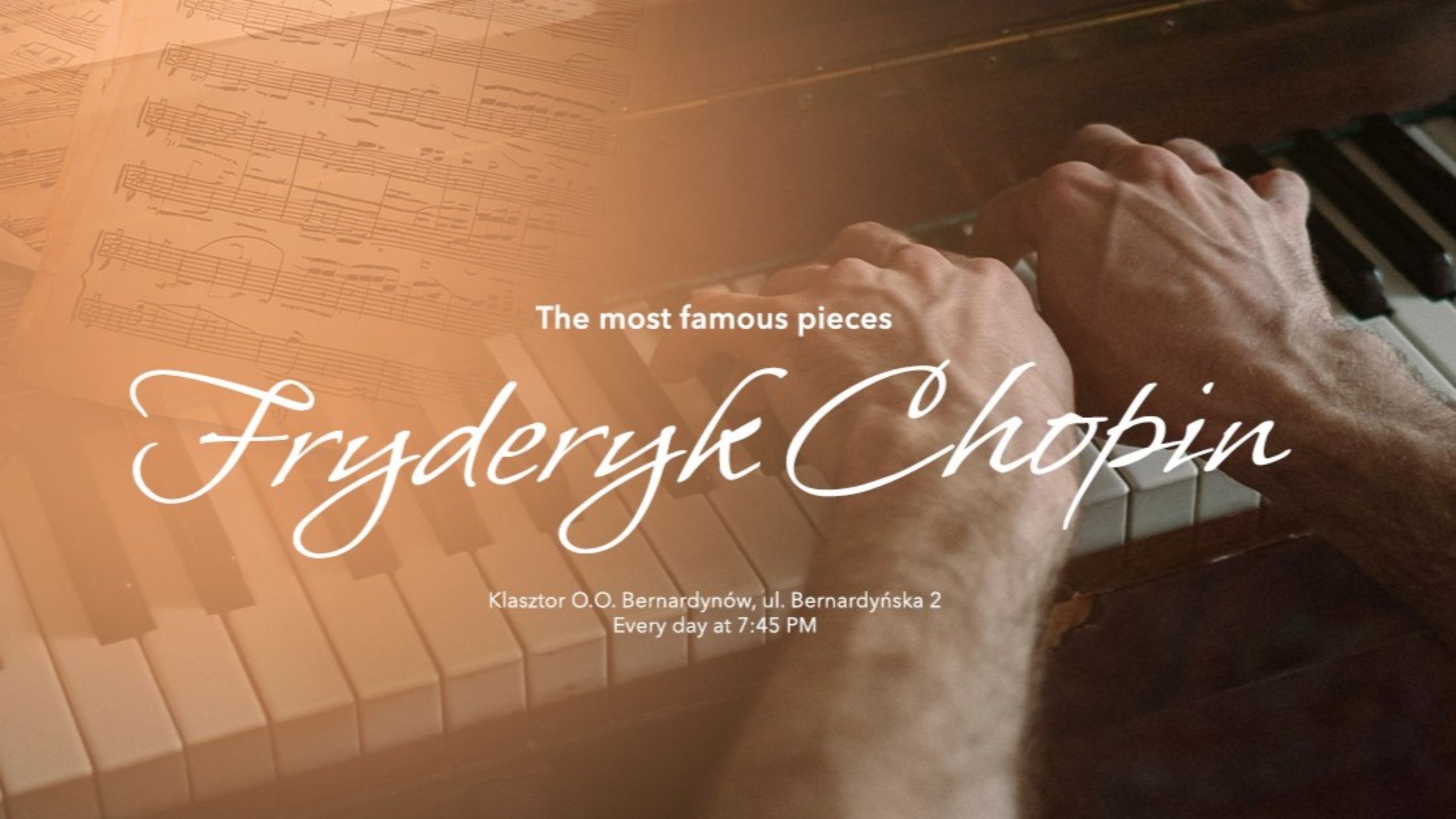 克拉科夫肖邦著名钢琴作品音乐会