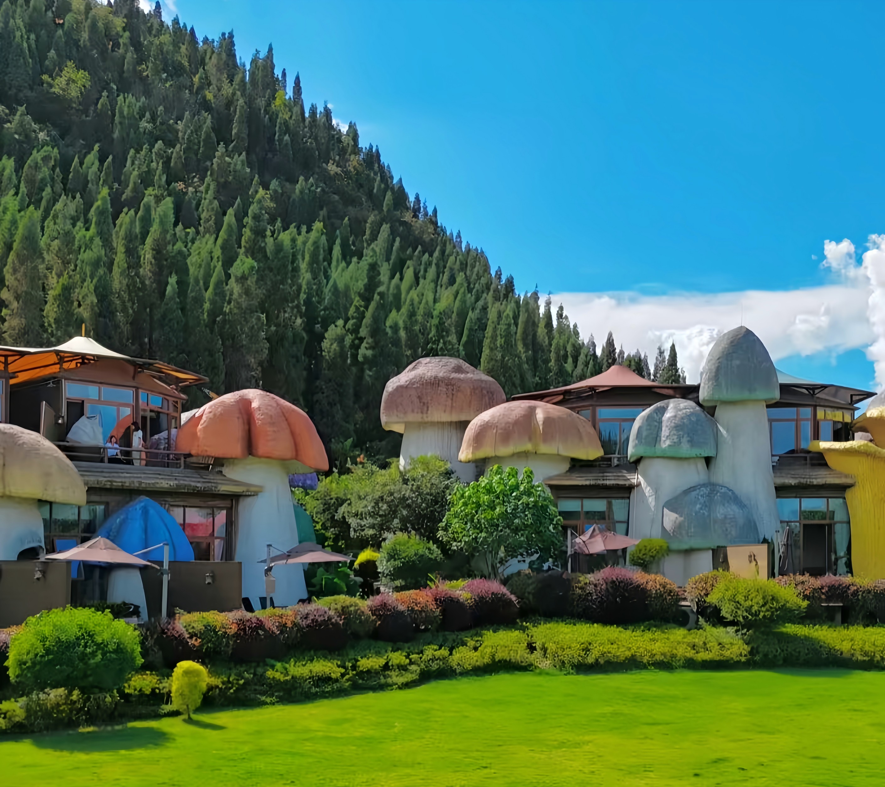 【klook独家】贵州避暑黔西南野奢5日游（VIP通道入园+黄果树瀑布轻徒步+地心探秘&洞穴溜索+万林峰骑行+小火车+万峰湖游船）