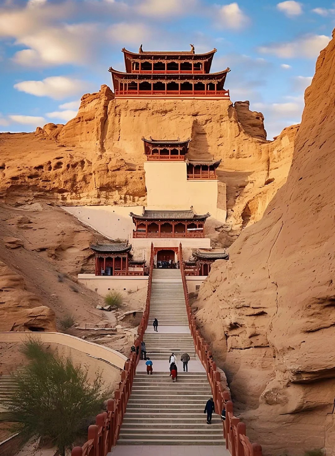  敦煌出发 莫高窟 鸣沙山月牙泉一日游 可自选观看《又见敦煌》演出