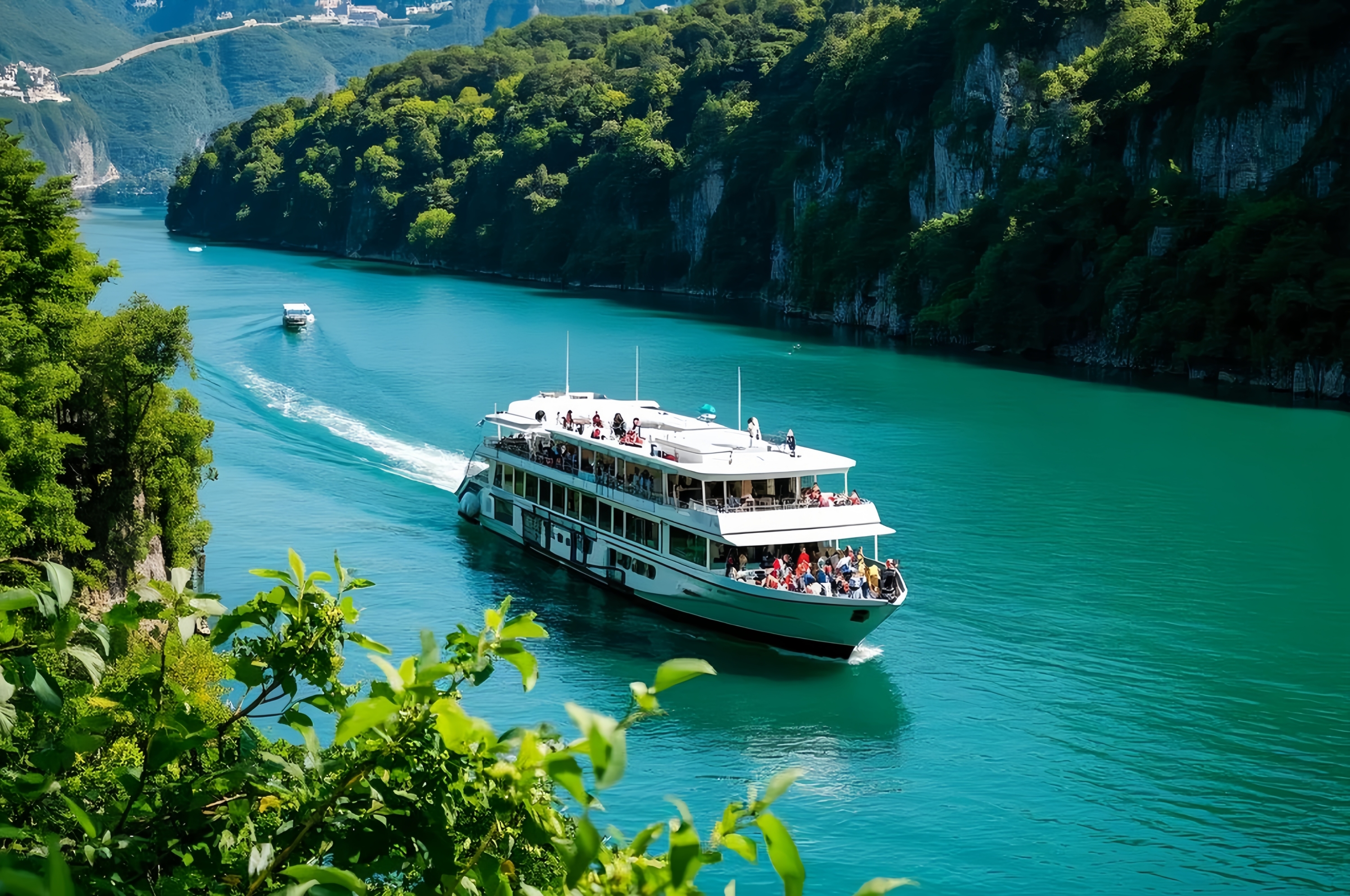 湖北宜昌 清江画廊1日游（三峡豪华游船+倒影峡+钟离山+仙人寨+接送服务）