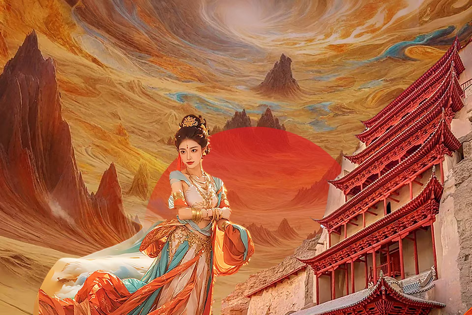 漫游西北 ·  青甘大环线7日游（支持外宾报名+严选4/5钻酒店+沙漠露营+24小时接送机+无人机航拍+当地民俗体验）