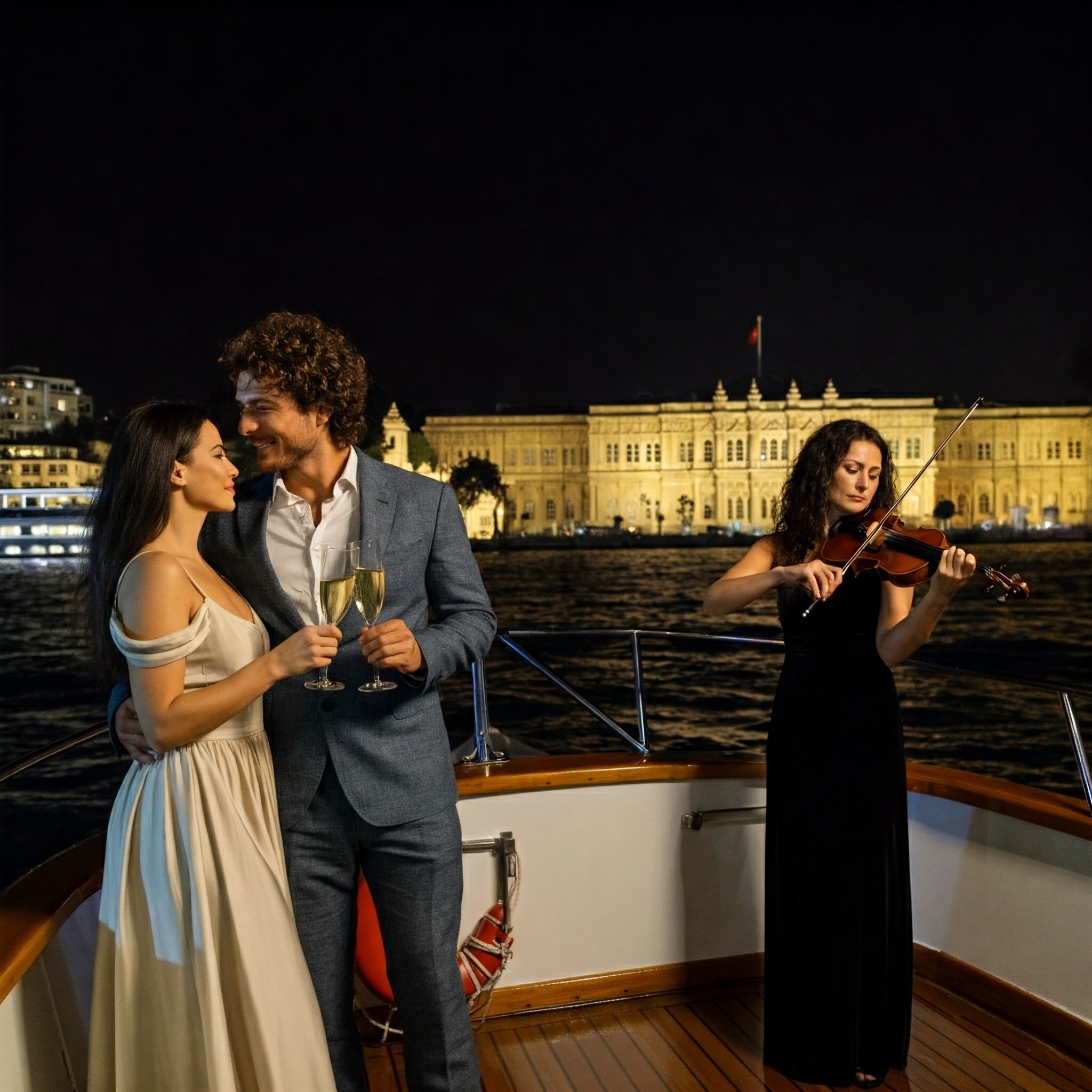 豪华游艇：博斯普鲁斯海峡夜游