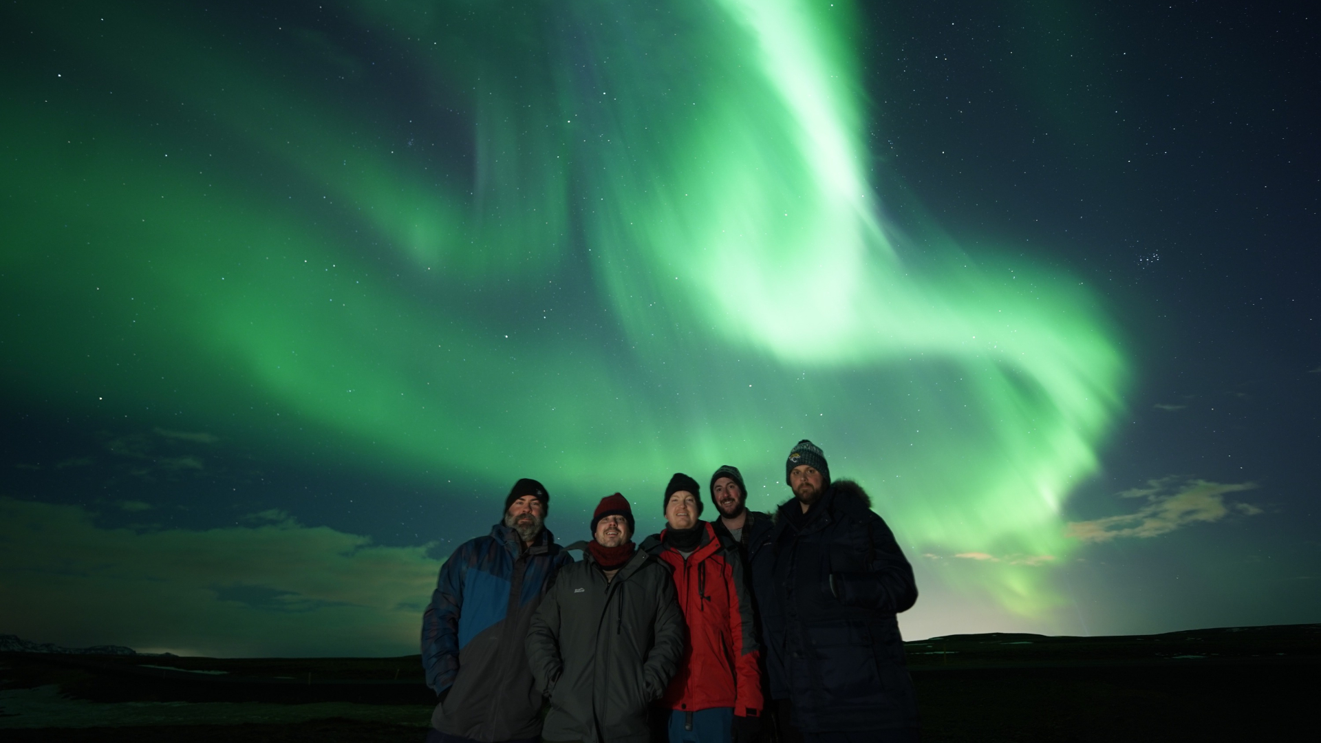 从雷克雅未克出发的北极光之旅，免费拍摄照片