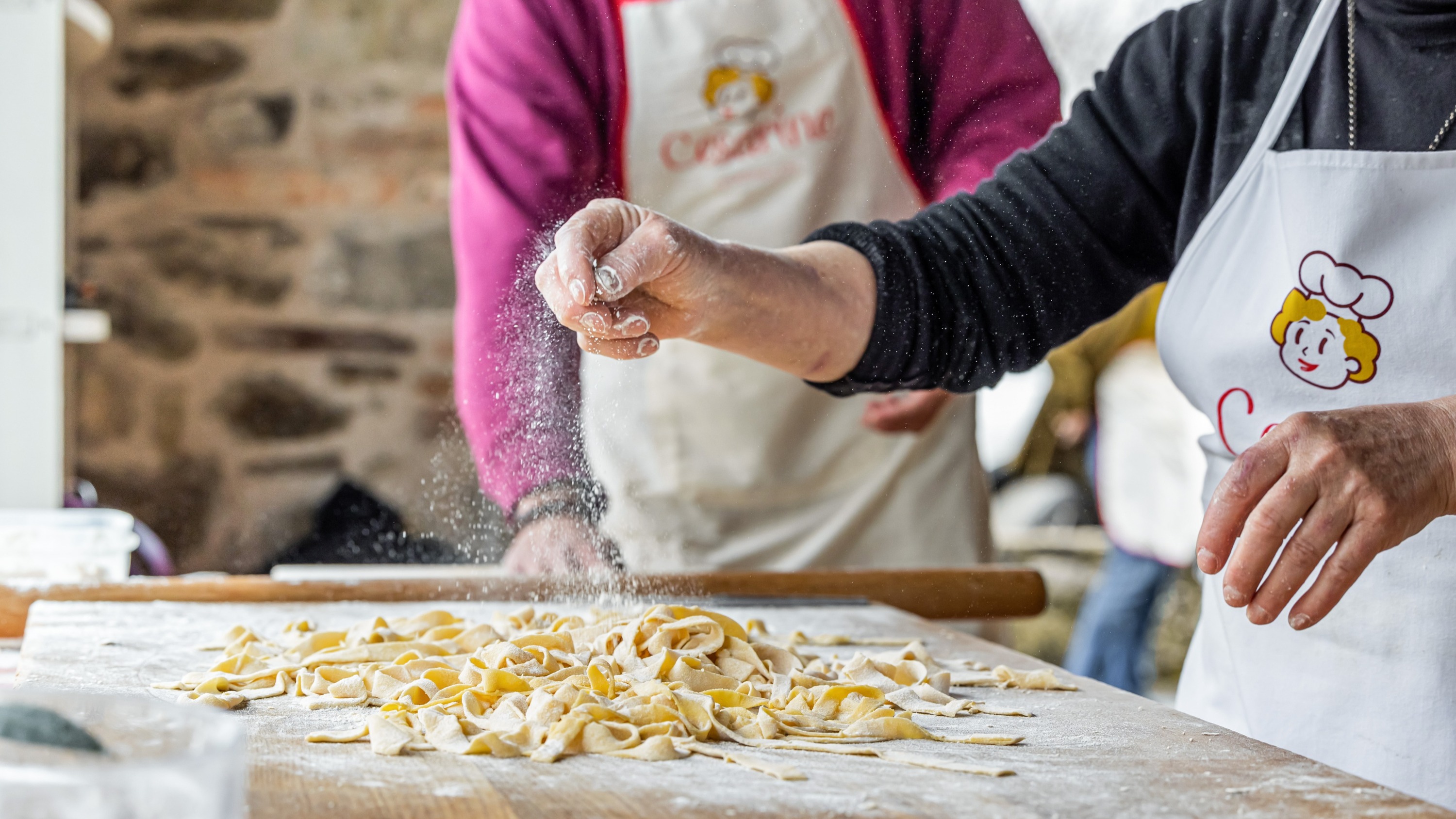 在斯波莱托学习制作意大利面和提拉米苏