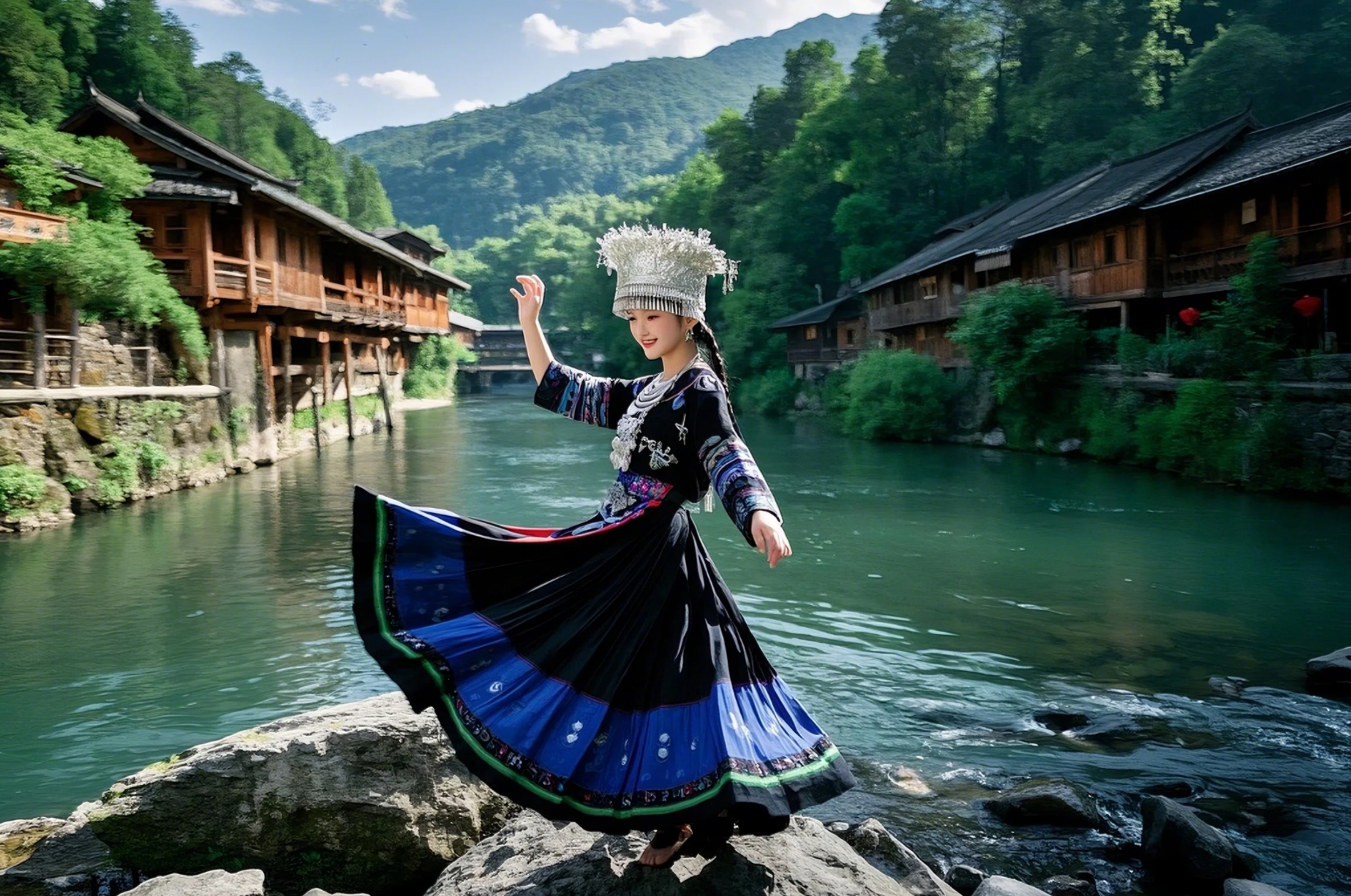 湖北恩施全景6日跟团游（4/5钻酒店连住+24H接送站+恩施大峡谷+大清江游船+土司城+梭布垭石林+腾龙洞+西兰卡普演出+女儿城）