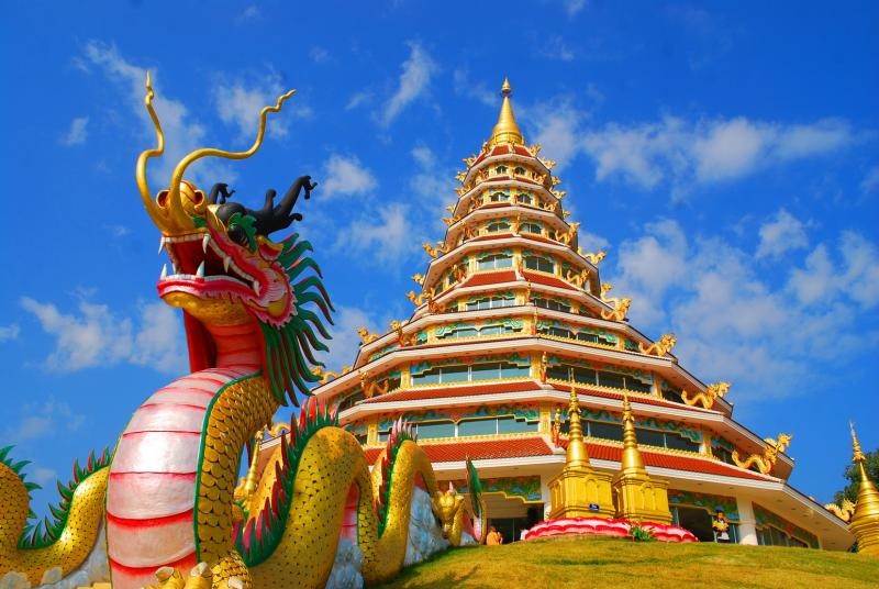 清莱蓝白红庙 + Lalita 咖啡馆一日游 