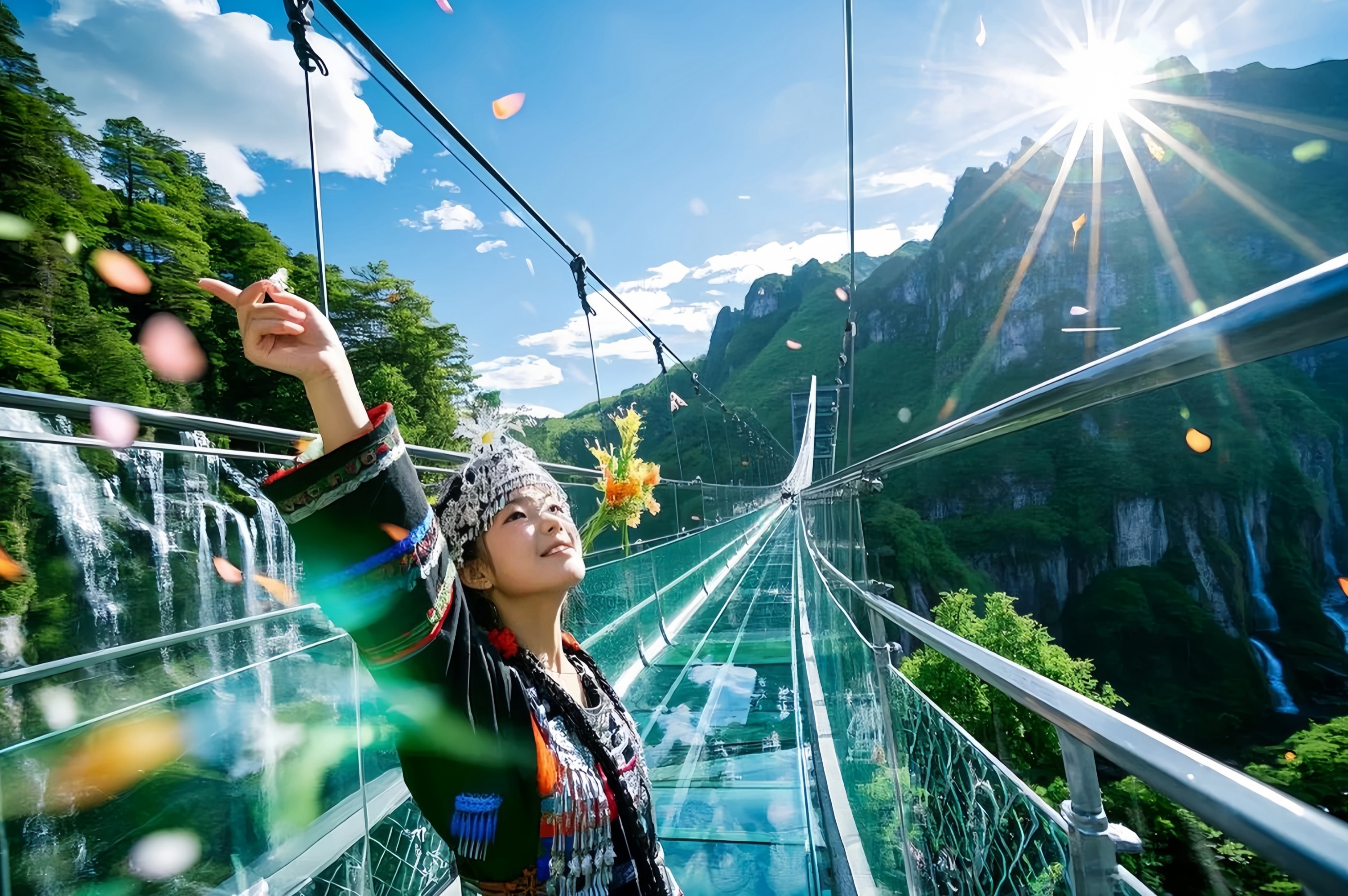 湖北恩施地心谷一日游（1人起发团+上门接送+每天发班+纯玩0购物）