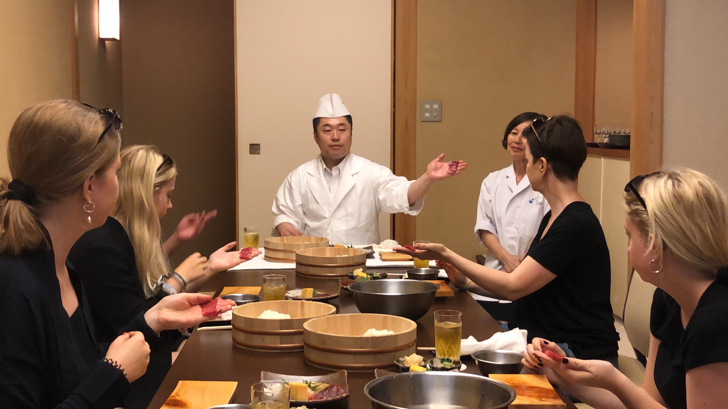 银座寿司制作体验