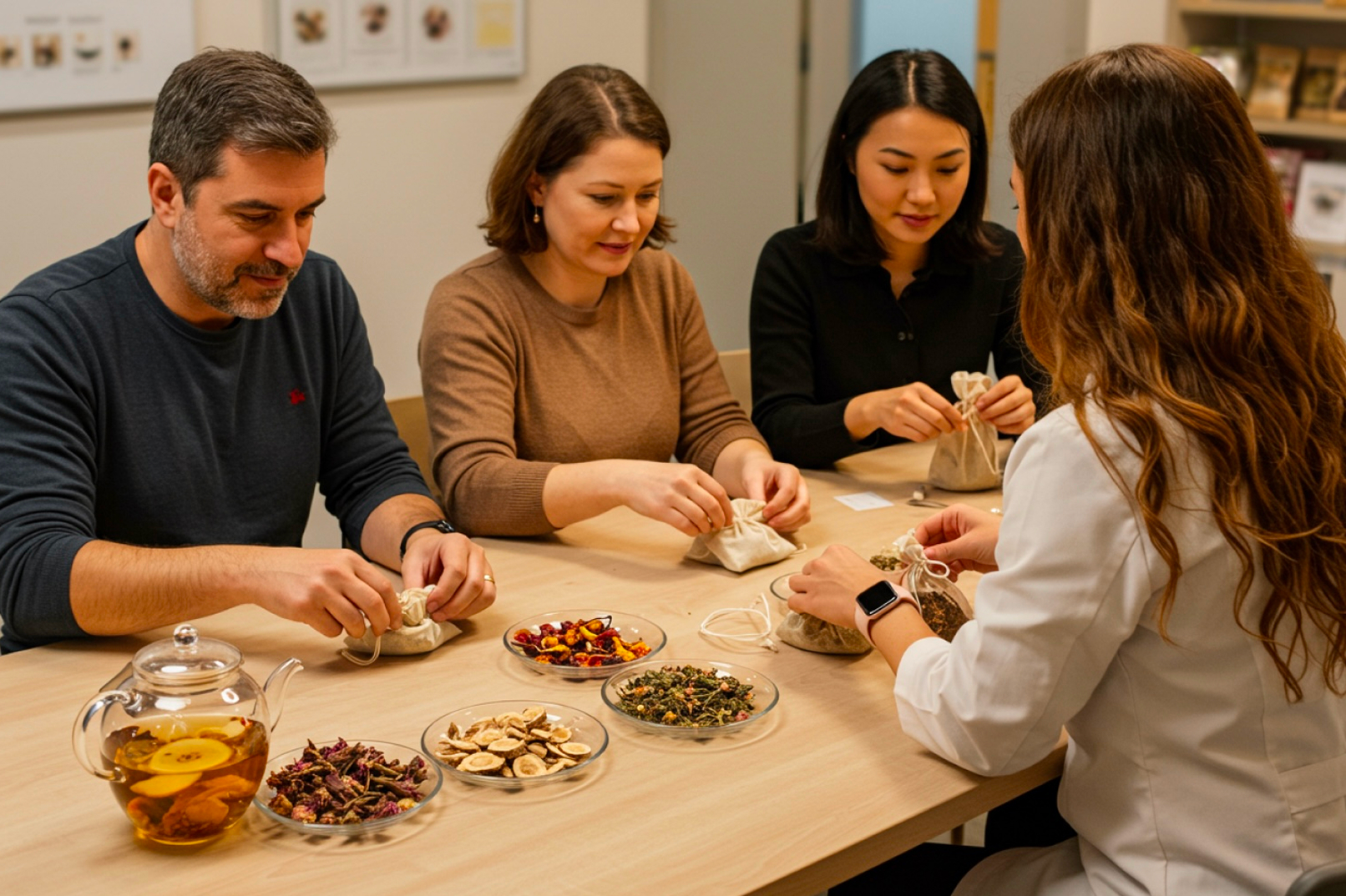 韩方药材课程：与药剂师一起学习茶和护肤