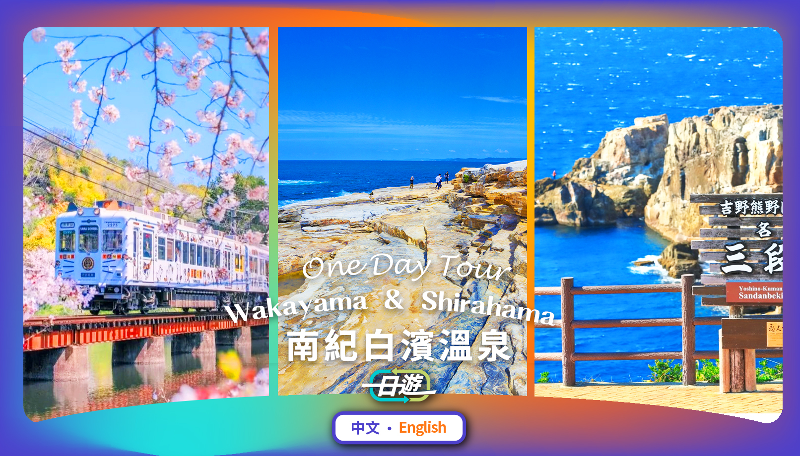 贵志猫站长 & ToreTore市场 & 白滨温泉 & 千畳敷 & 三段壁洞窟一日游 (大阪出发)