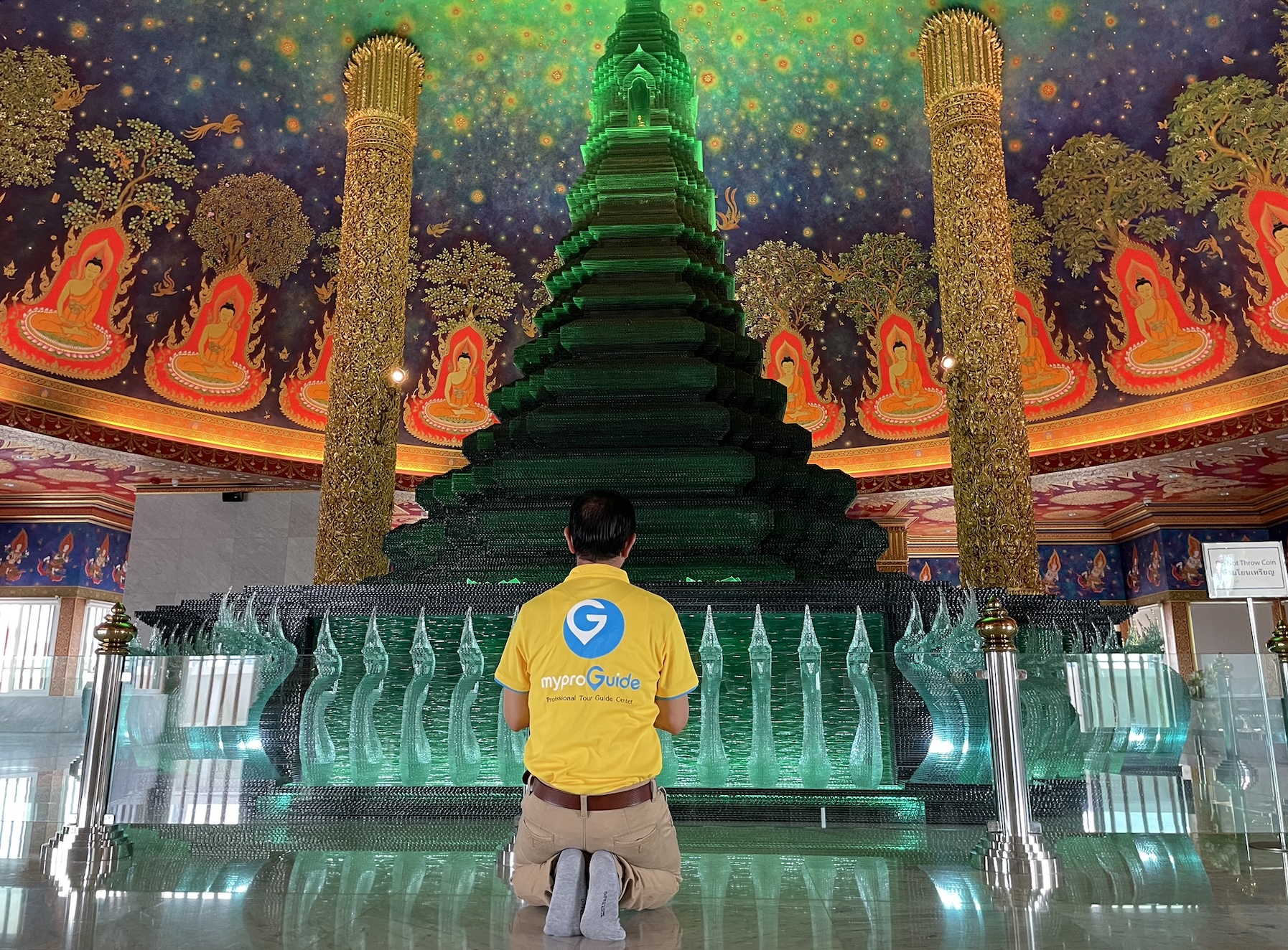 大城府遗迹 + 网红景点观光之旅：粉红象神 + 왓 빡