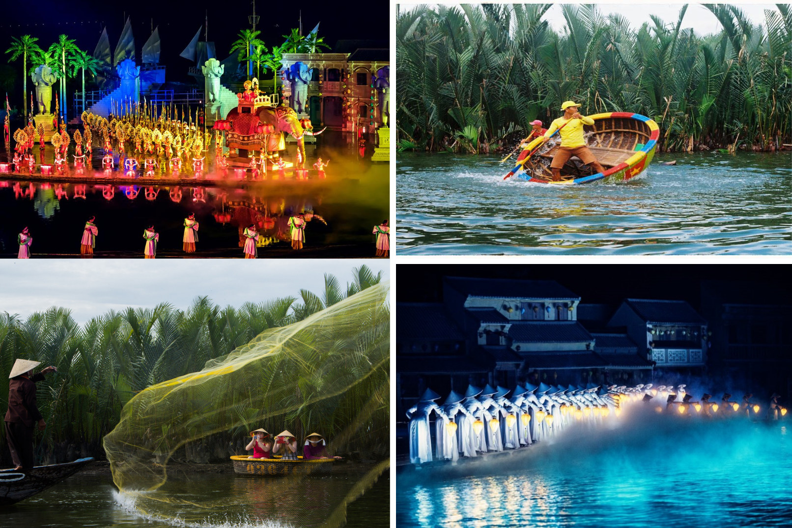 椰林篮船之旅 & 会安记忆秀门票