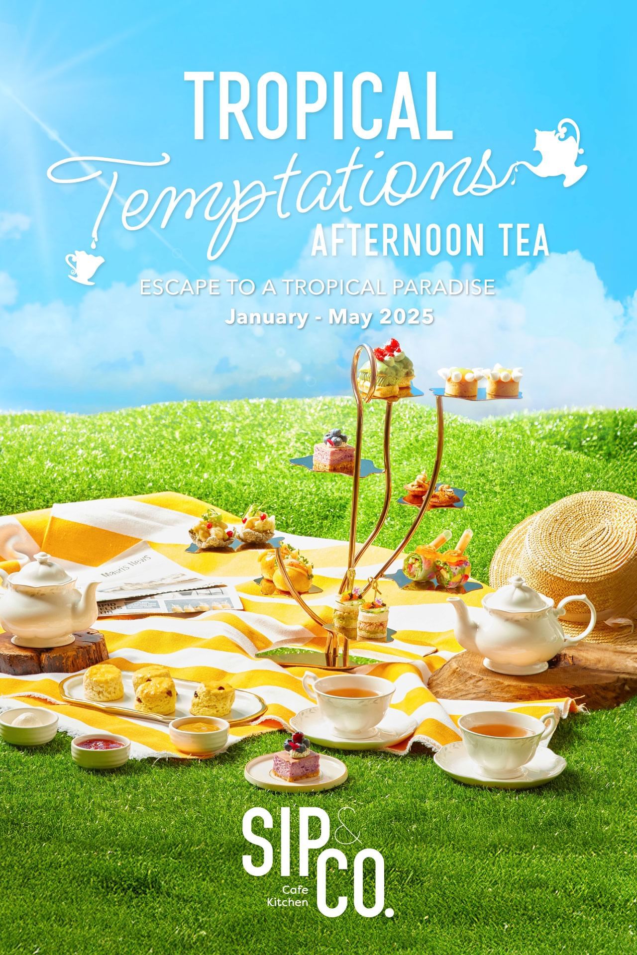 曼谷辛霍恩中城饭店下午茶