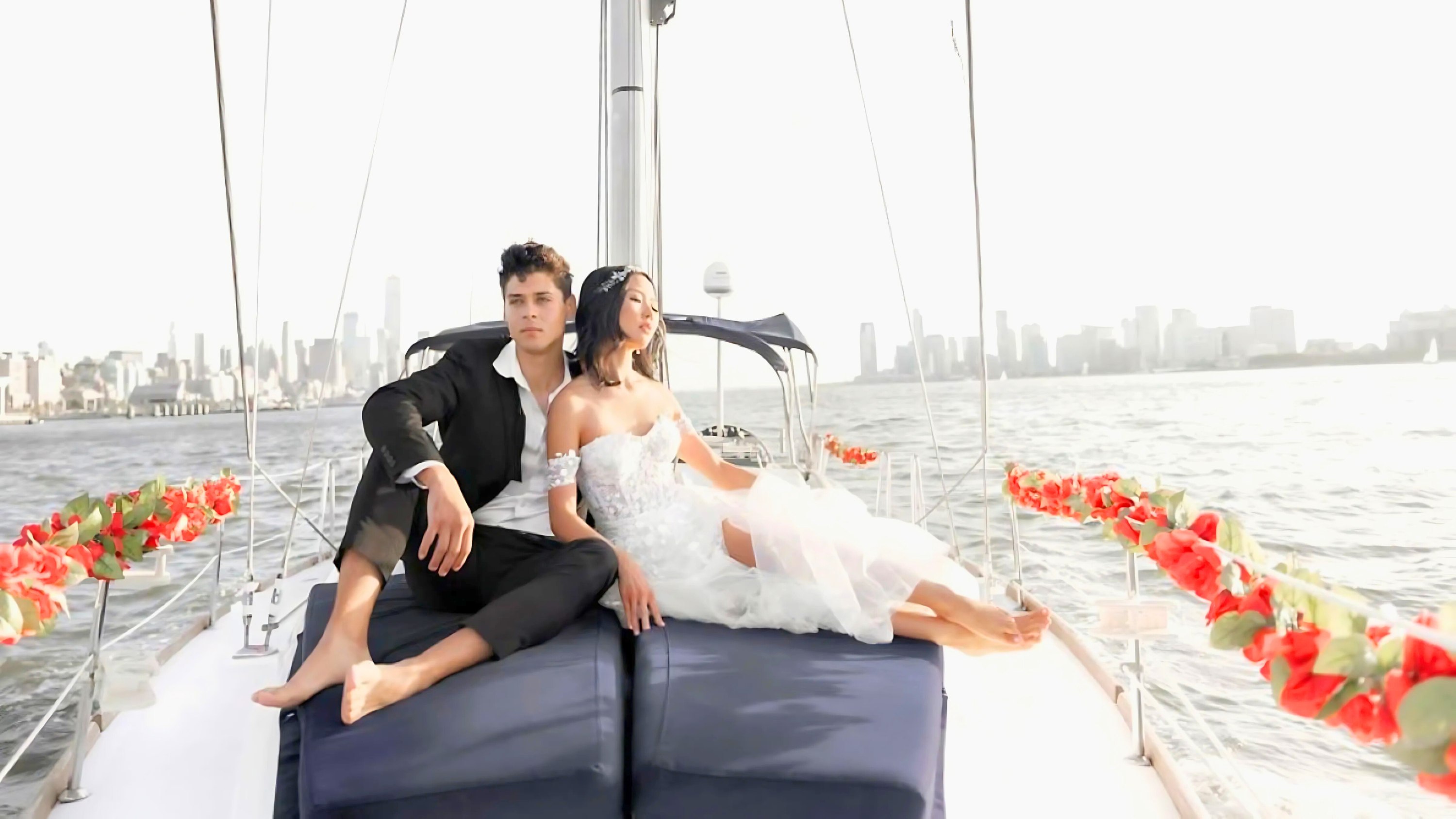 纽约自由女神像浪漫私人帆船之旅