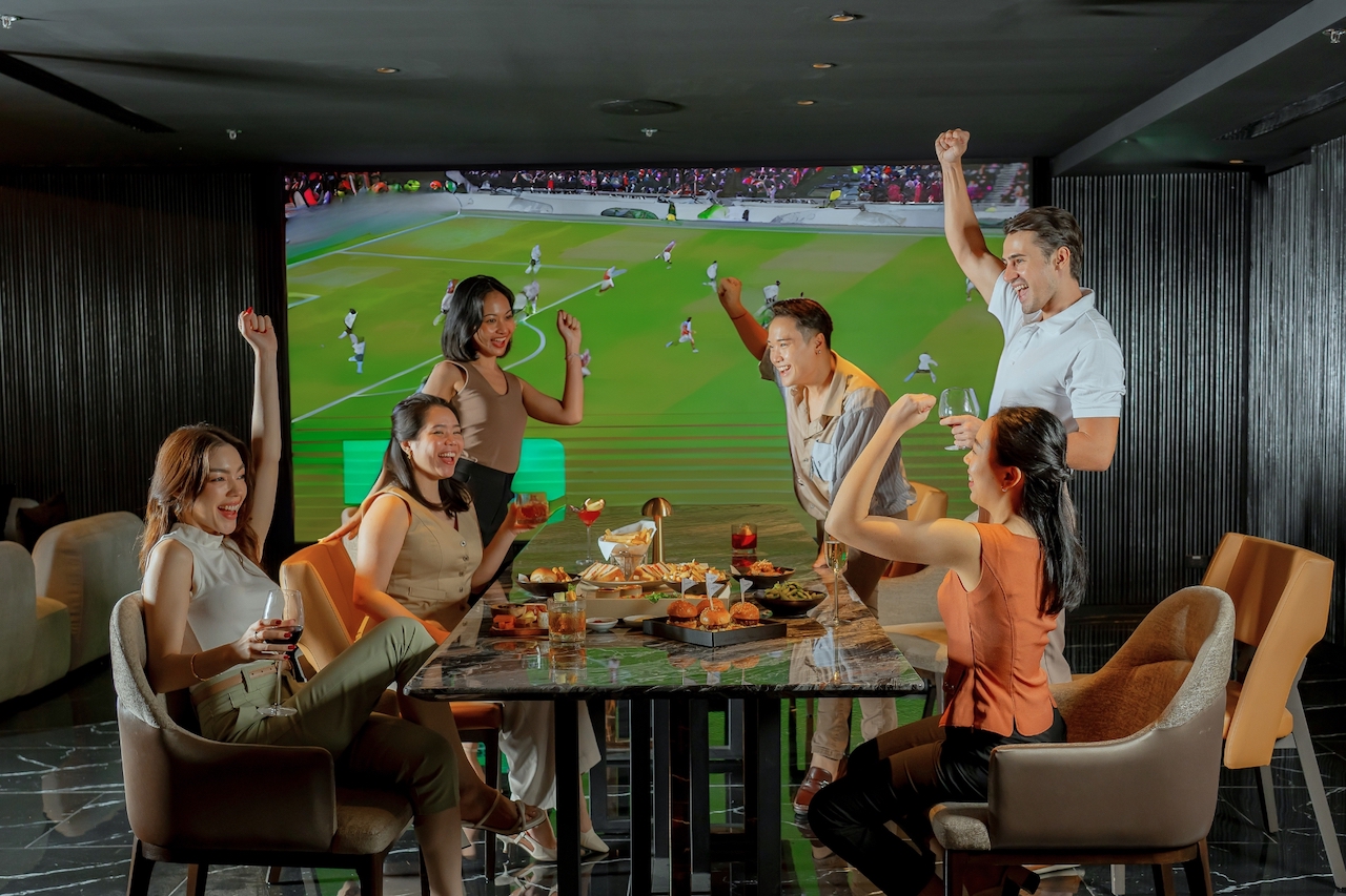 曼谷皇后公园万豪酒店Teeshot酒吧