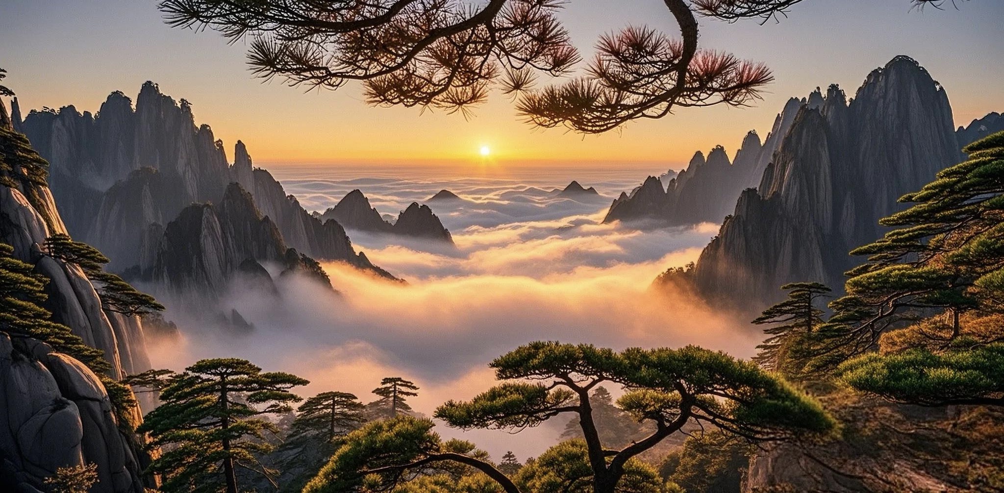 安徽黄山风景区+宏村2日游（探秘中国世界自然文化双遗产+打卡徽派建筑古民居+感受中国画里的乡村+黄山出发往返 ）