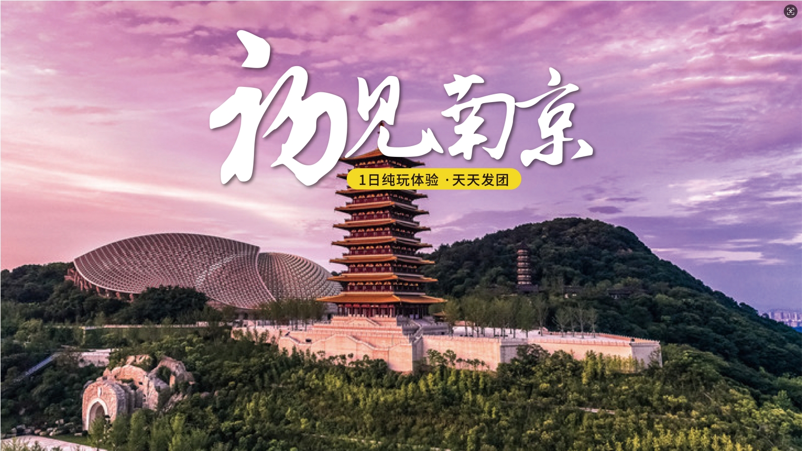 【初见南京】南京1日纯玩体验（总统府+大报恩寺+外秦淮河游船+牛首山佛顶宫+夫子庙）