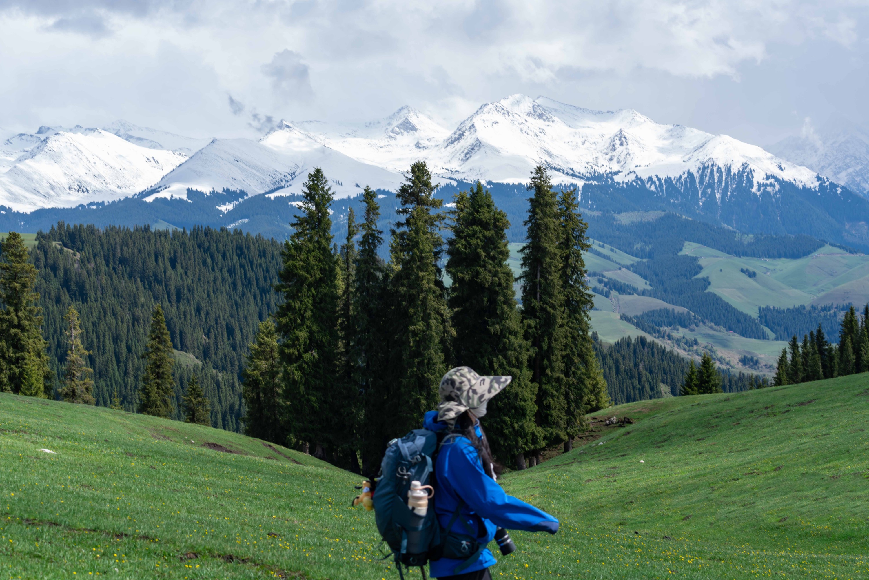 新疆喀拉峻大环线徒步7日游（全程专人收搭帐篷+1:8专业领队配比+营地可洗澡+提供户外电源使用+喀拉峻+恰西+莫乎尔营地）