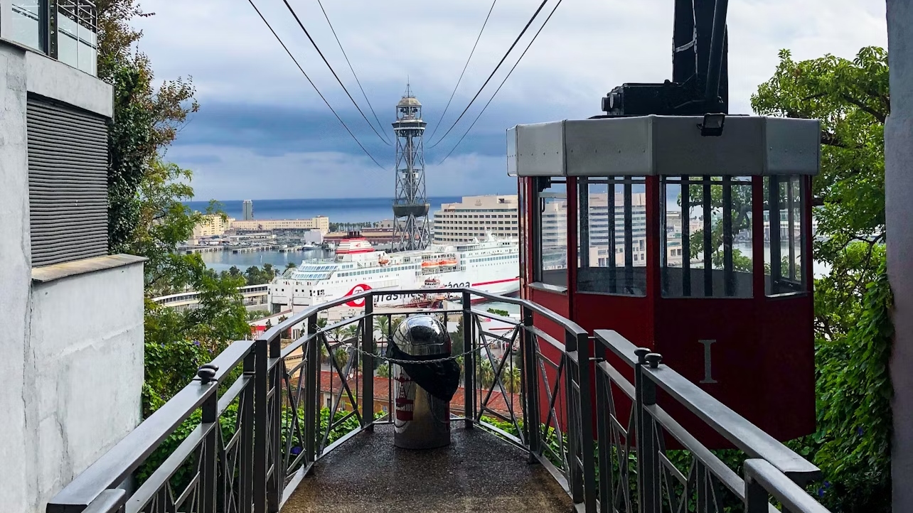 巴塞隆纳蒙特惠克山单程缆车票