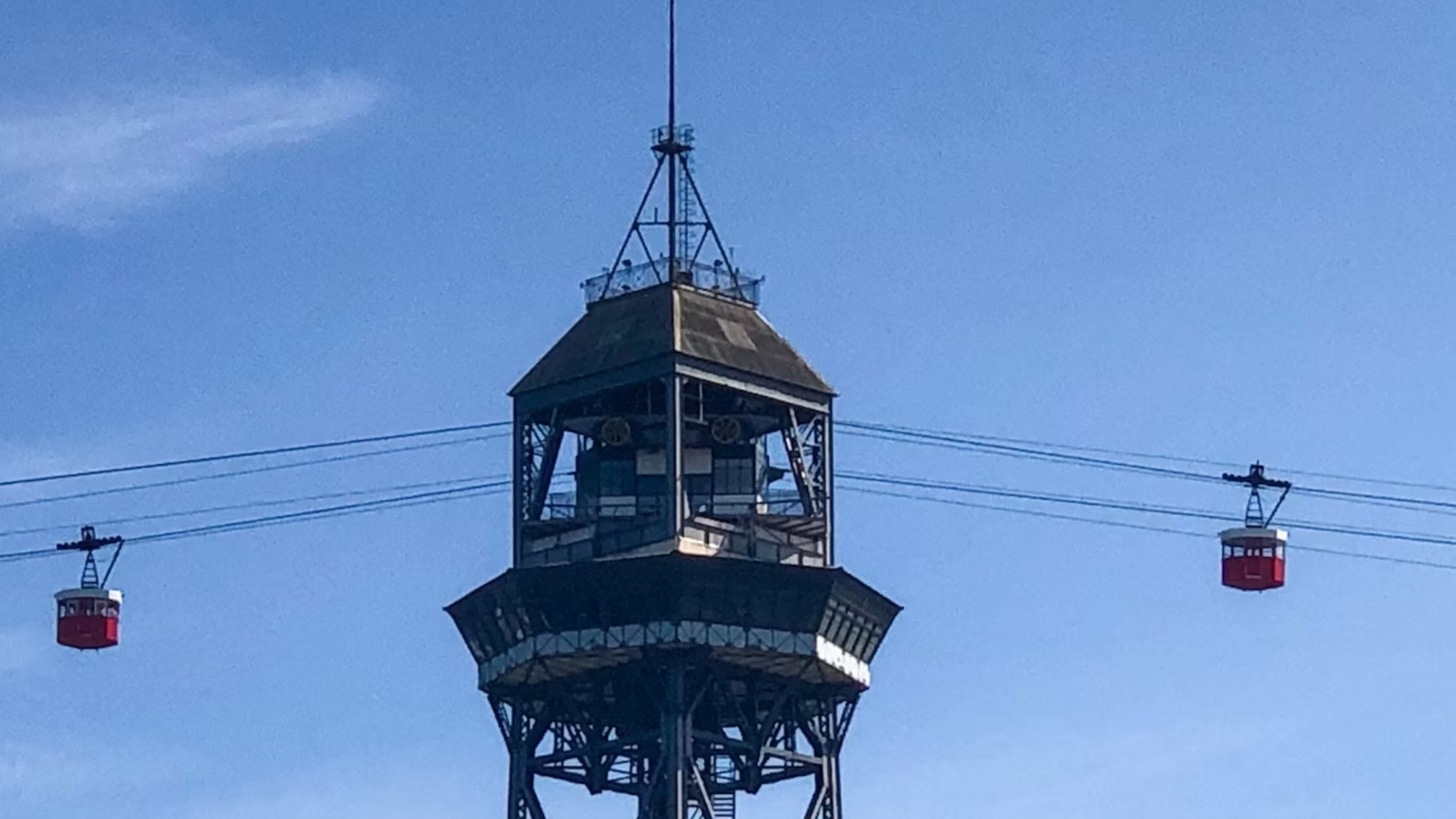 巴塞隆纳缆车来回票，从巴塞罗内塔海滩出发