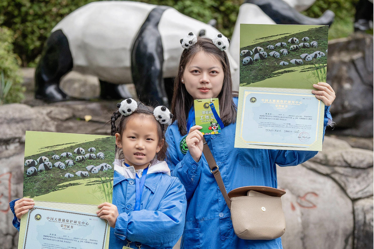 成都熊猫志工1日爱心体验都江堰/卧龙熊猫基地亲子营+研学体验+赠纪念礼包颁发证书+国宝探秘+了解大熊猫知识