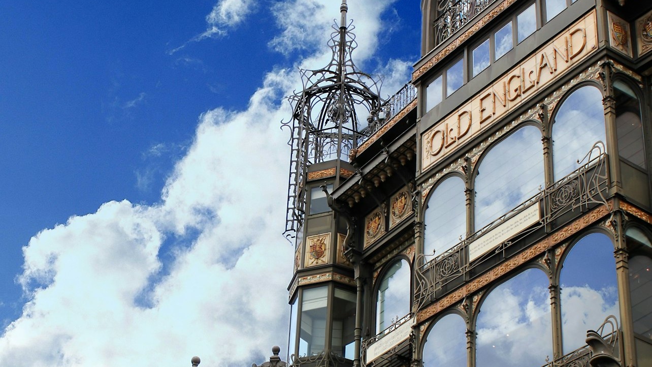 布鲁塞尔新艺术运动门票 (Art Nouveau ticket in Brussels) 