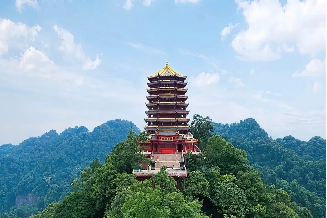 四川成都青城山+都江堰熊猫谷一日游2-8人小团跟团游（近距离逗小熊猫+青城道教仙山）