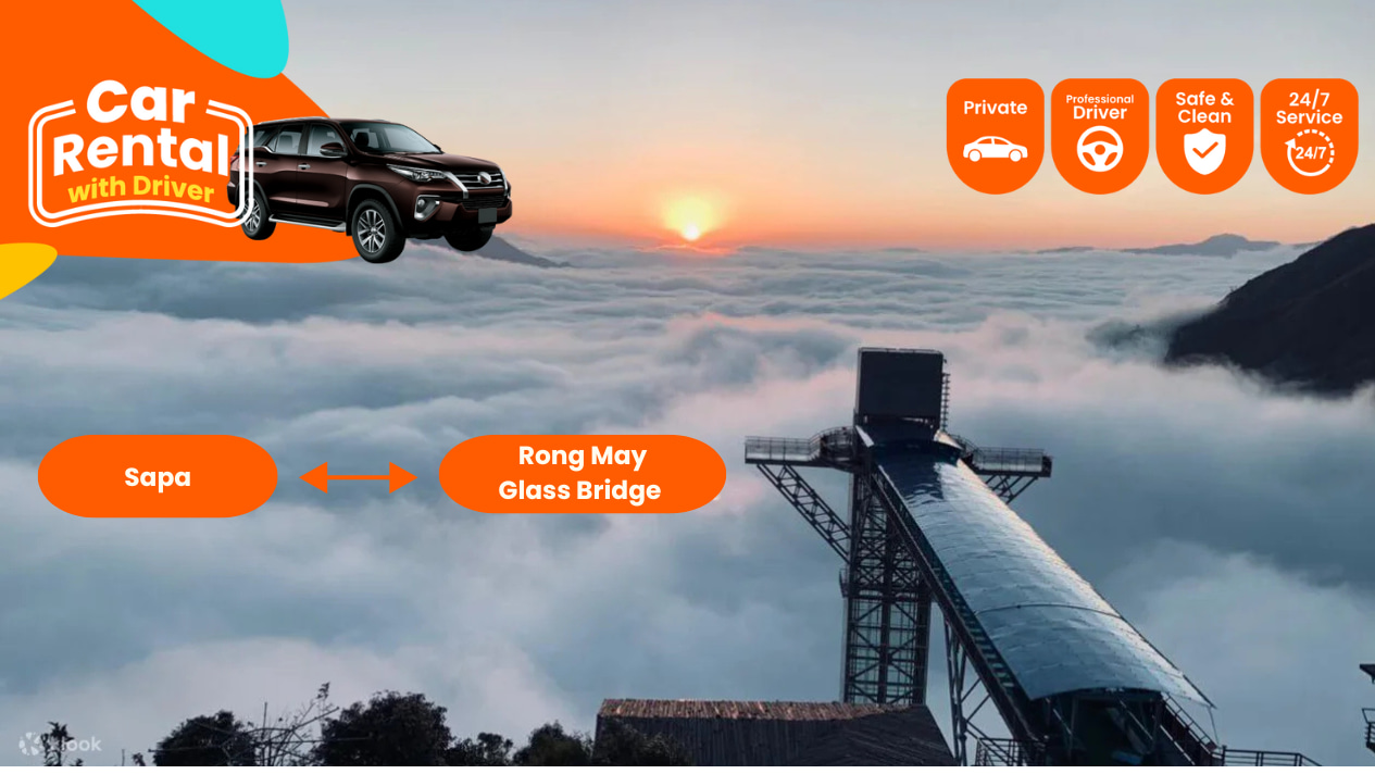 沙巴往返龙梅玻璃桥（玻璃底桥）私人接送服务