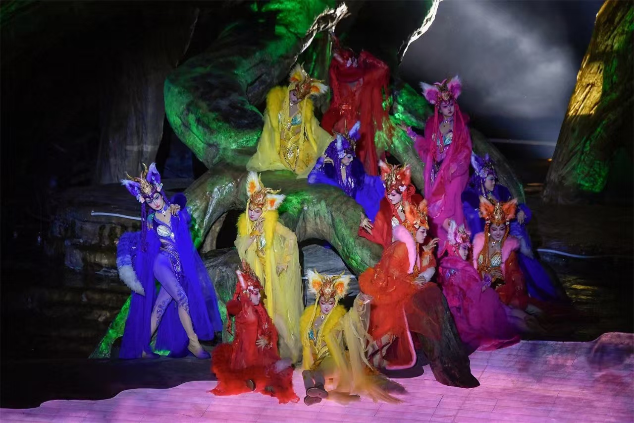 张家界《天门狐仙》实景演出夜游 包车接送＋演出门票