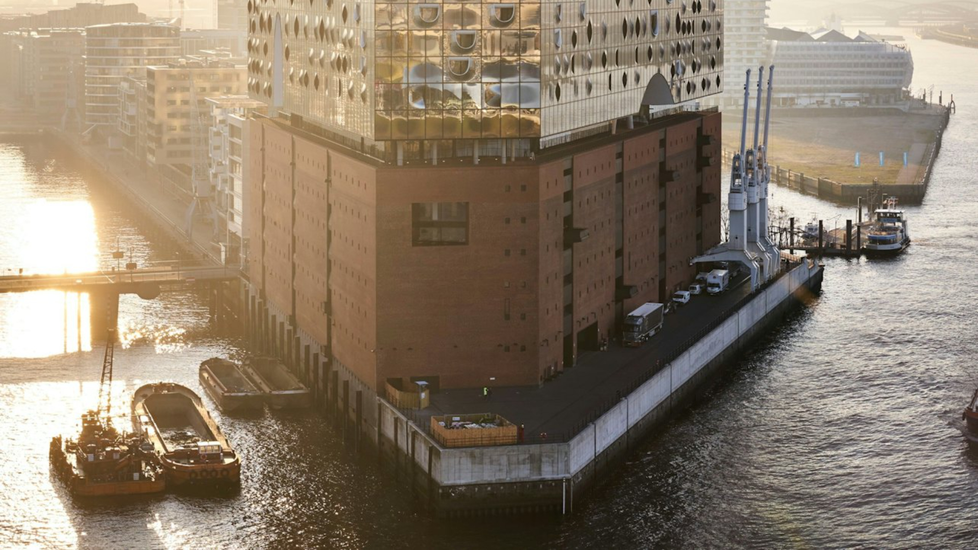 汉堡 (Hamburg) 爱尔福广场 (Elphi Plaza) 之旅，含弗朗茨面包和咖啡