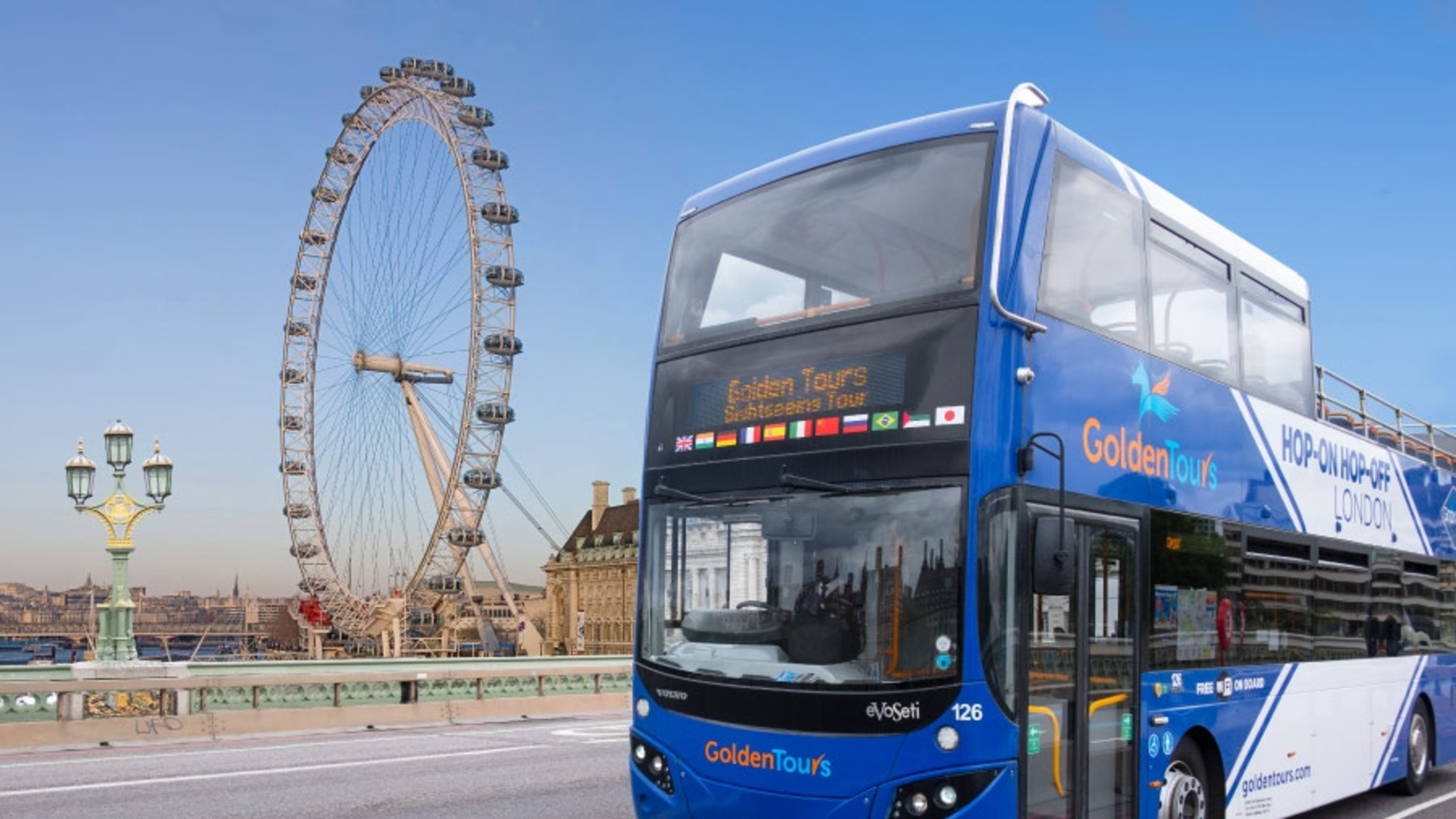 金旅伦敦随上随下观光巴士与伦敦眼门票