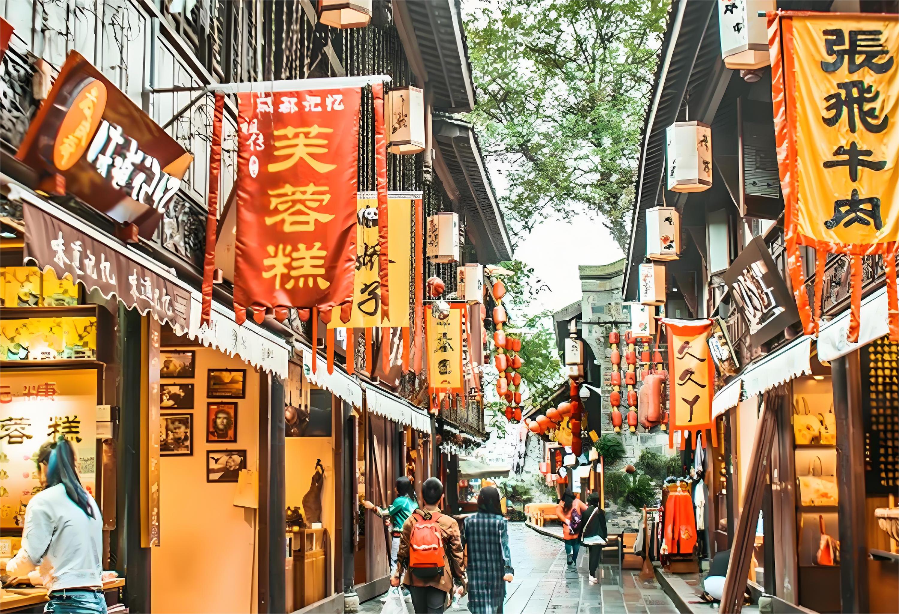 成都文殊院 武侯祠 锦里 宽窄巷子 私人导览一日游