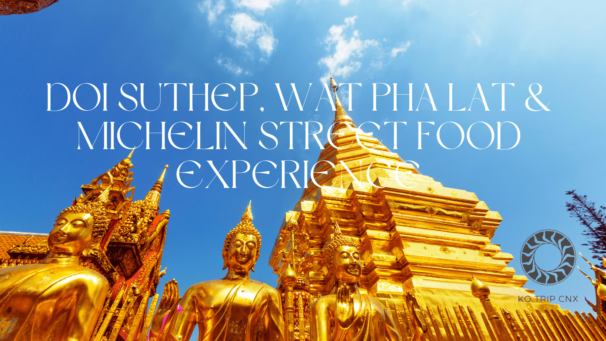 素贴山 (Doi Suthep)、帕 Lat 寺 (Wat Pha Lat) 和米其林街头小吃之旅（Michelin Street Food Trip with Local）