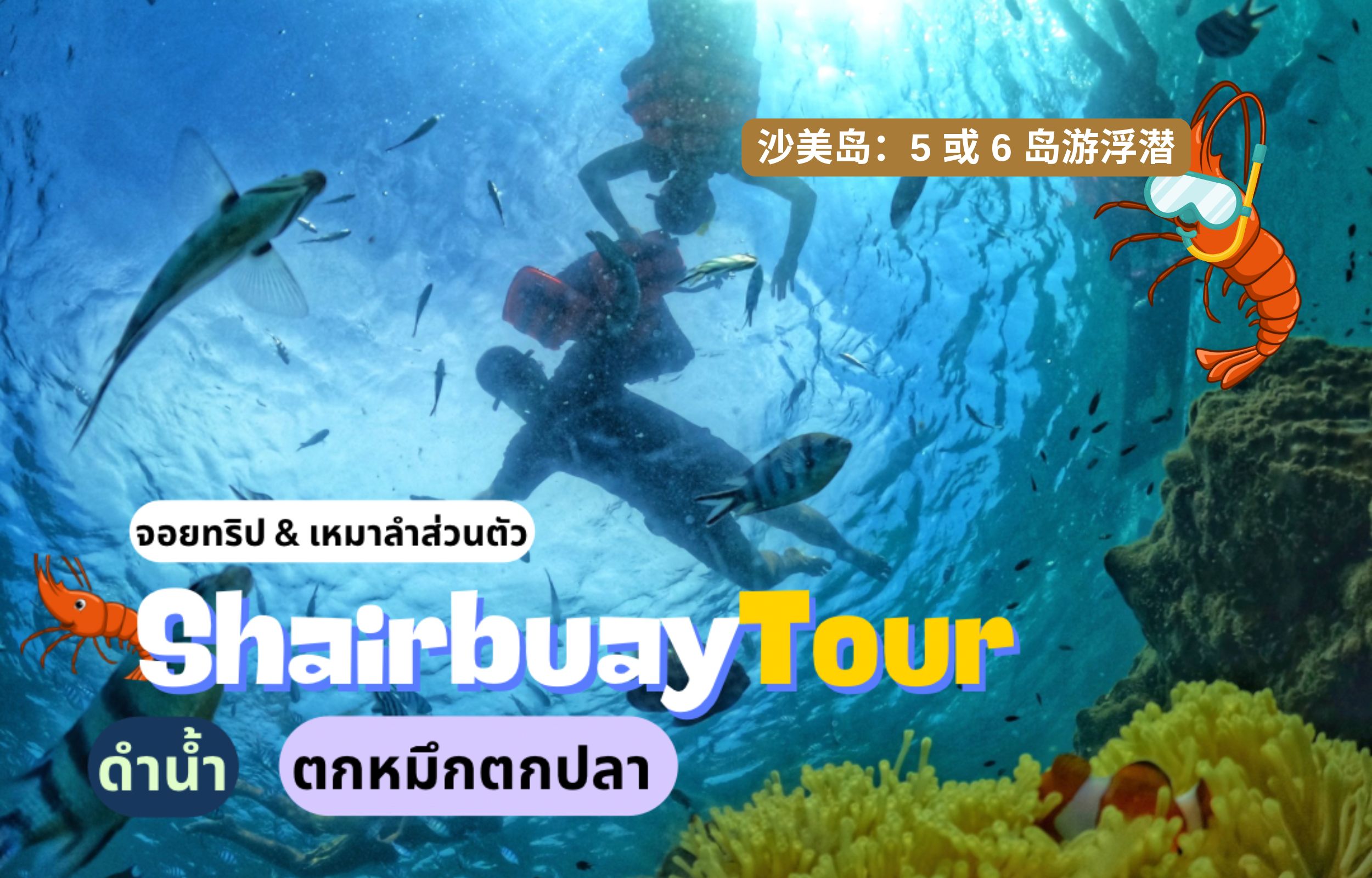 沙美岛：5 或 6 岛浮潜之旅（含午餐）