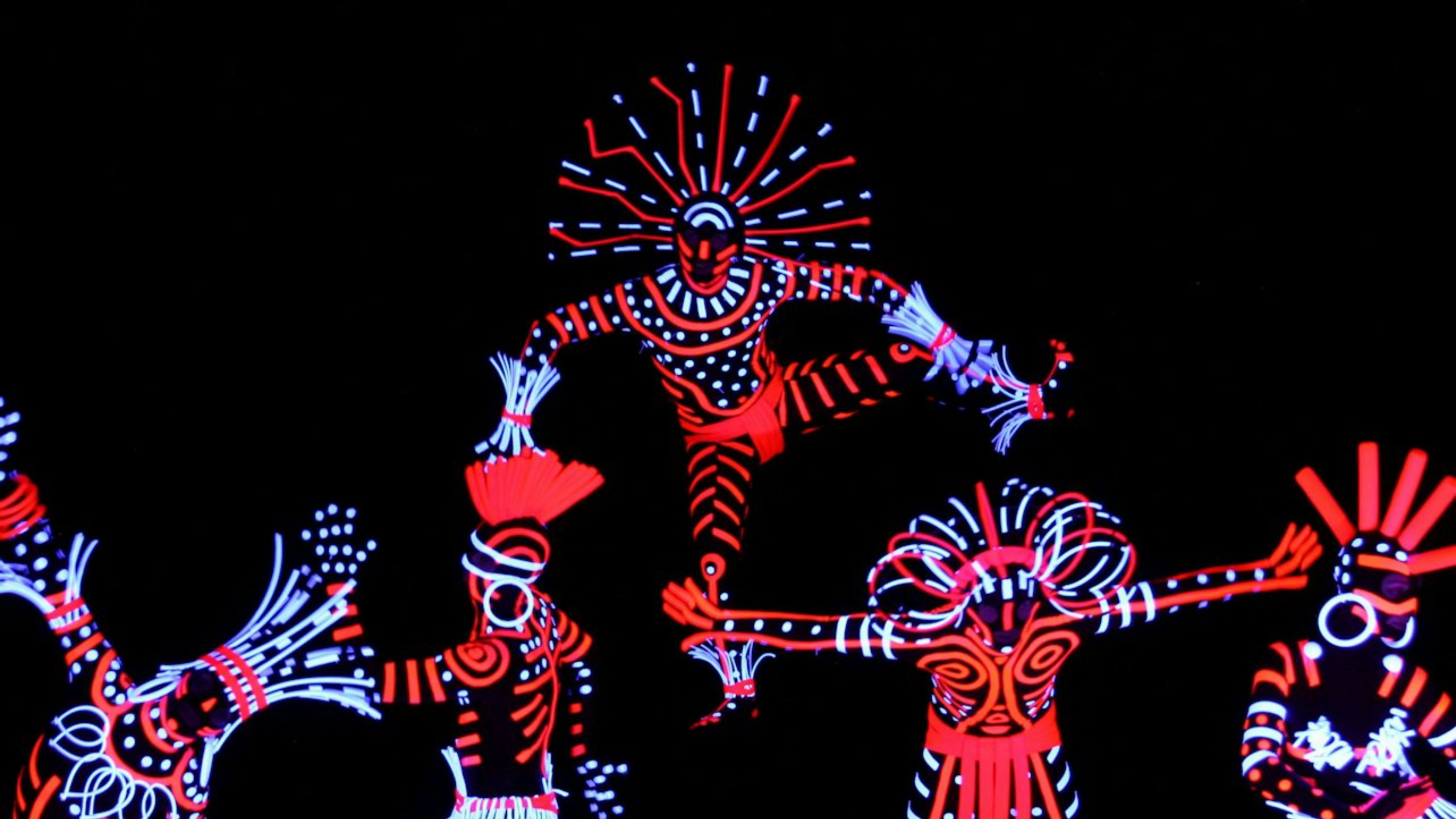 布拉格黑光剧票 (IMAGE black light theatre ticket in Prague)